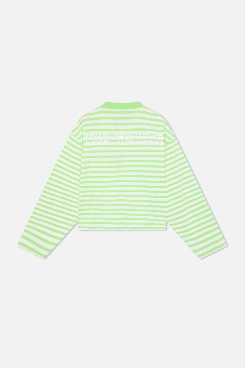 Curator Green & White Longsleeve