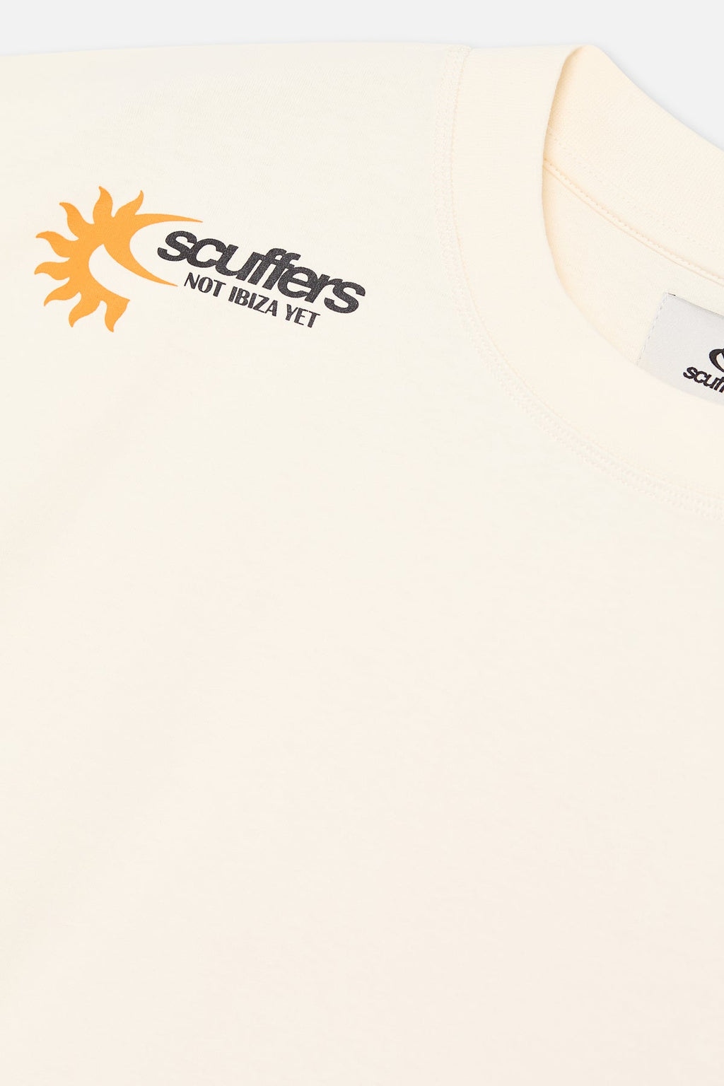 Not Ibiza Again Ecru T-Shirt