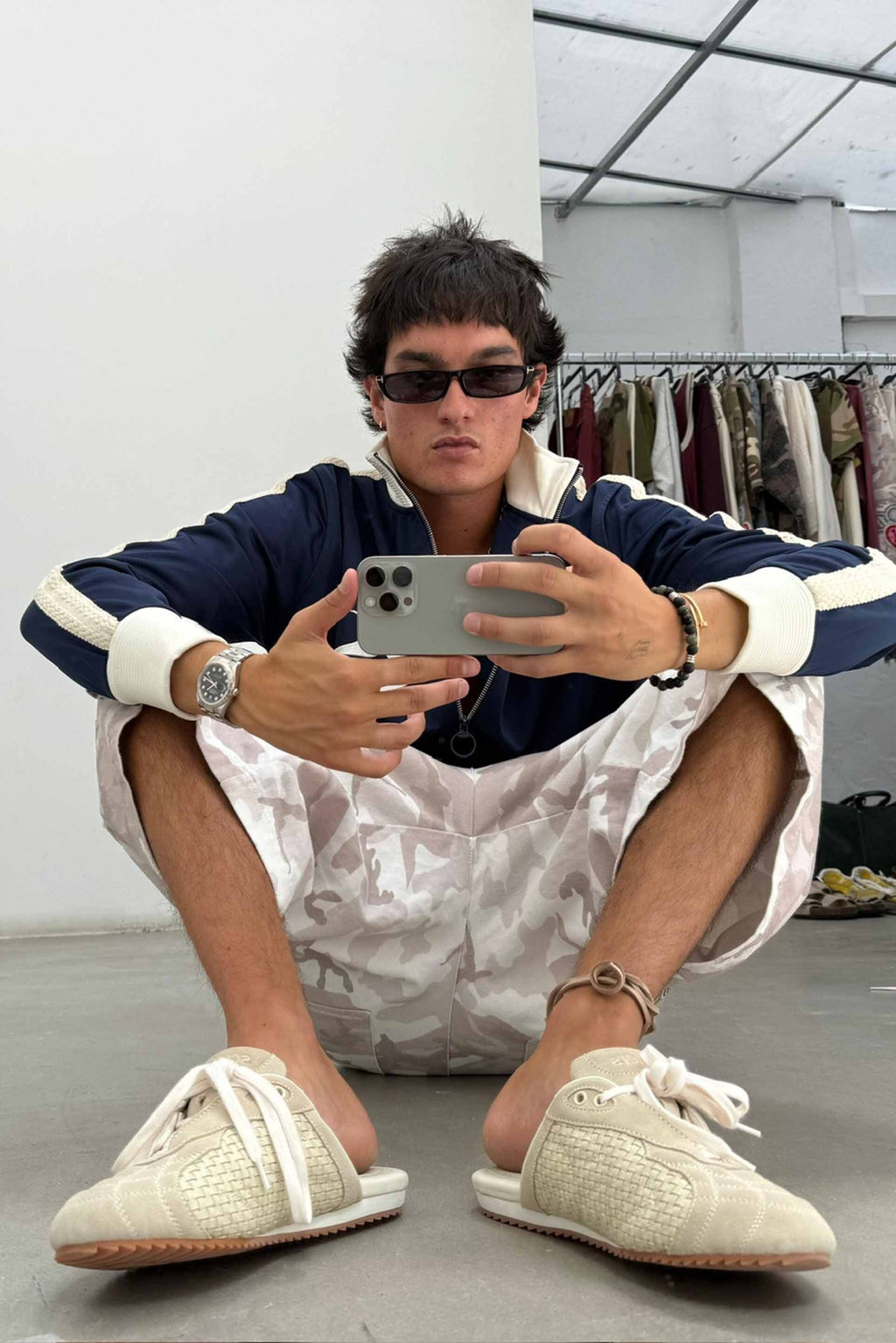 Iconic Mule Ecru Sneaker