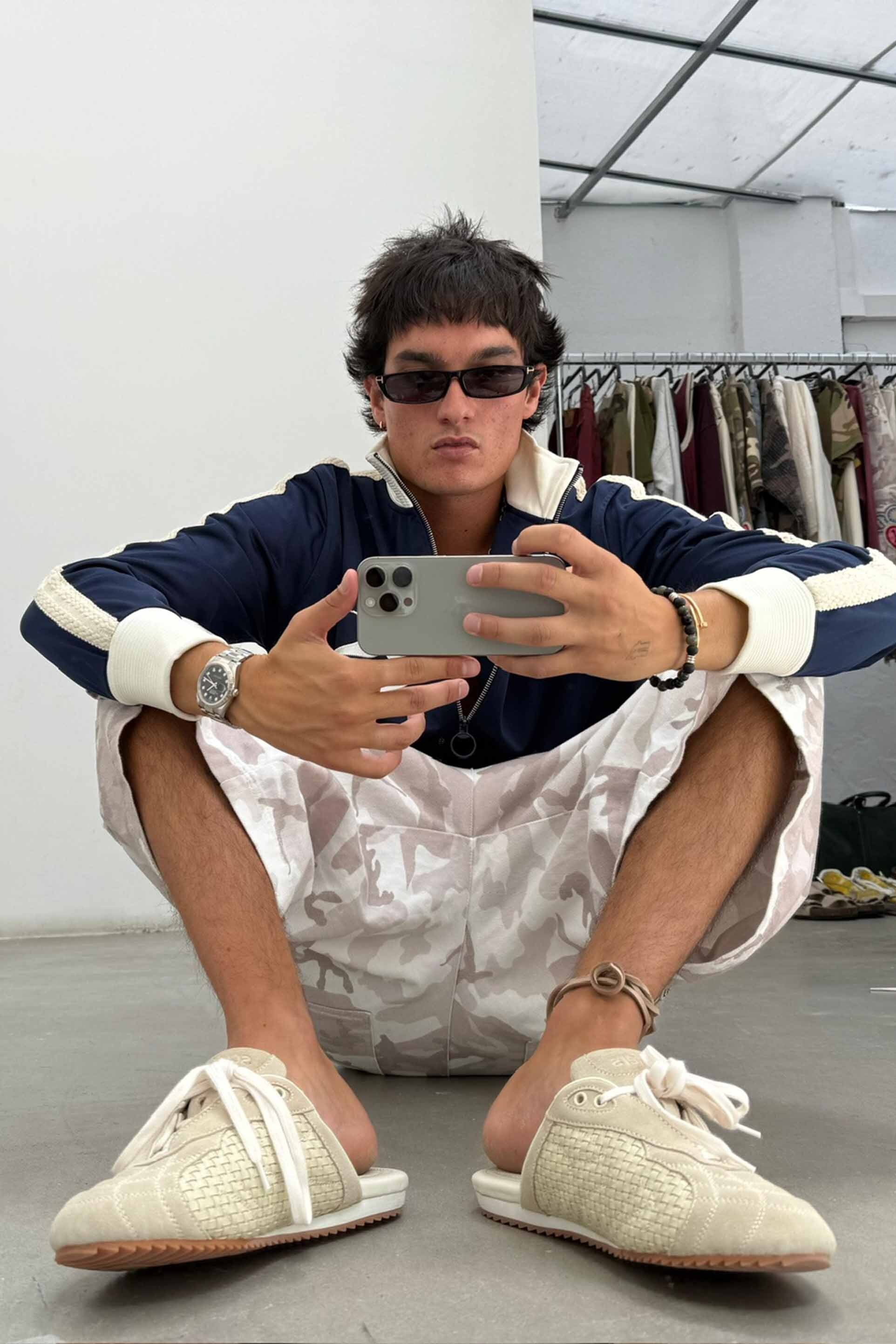 Iconic Mule Ecru Sneaker