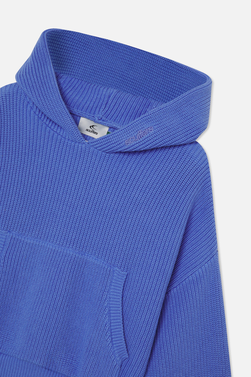 Bawdy Royal Blue Knit Hoodie