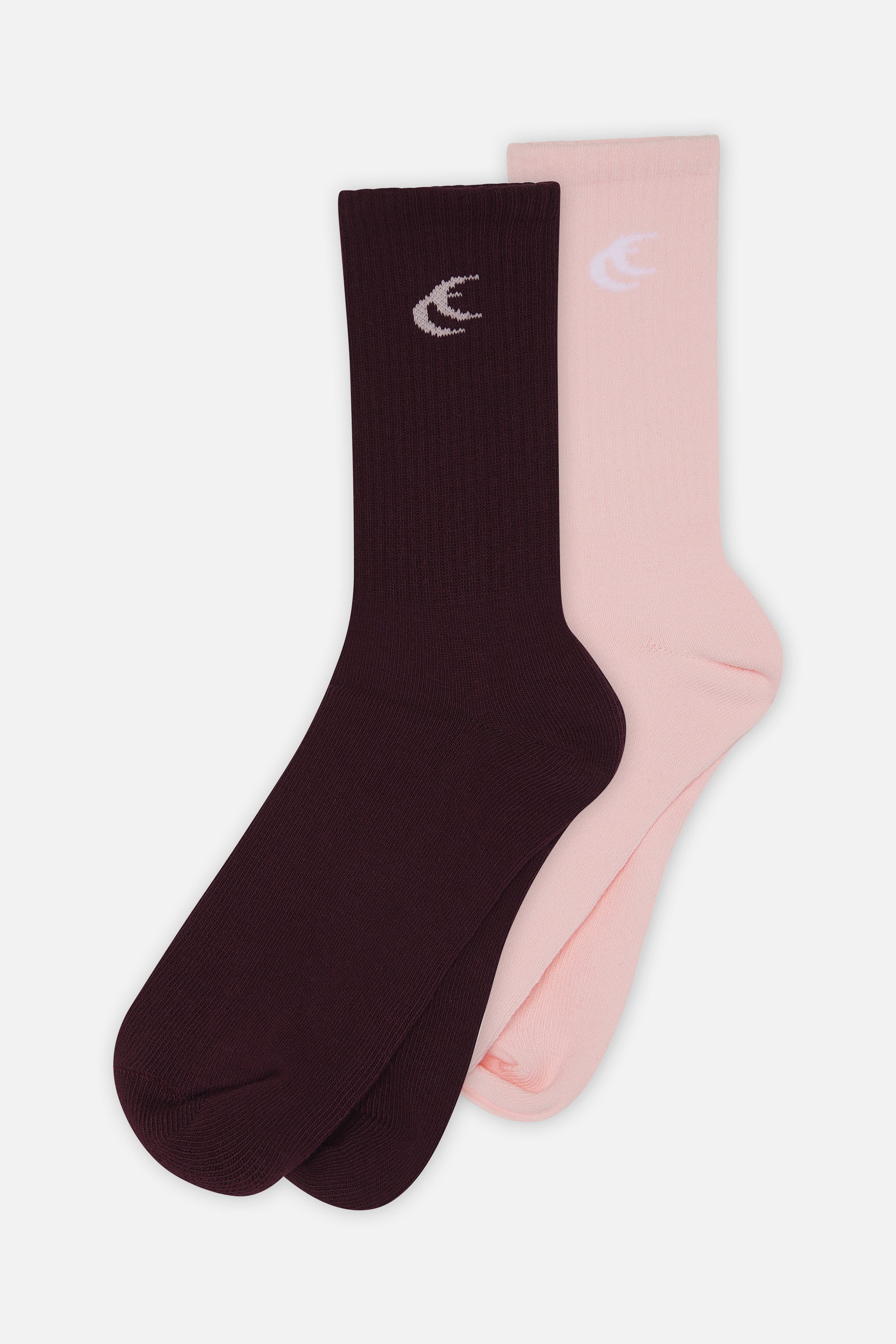 Iconic Pink & Burgundy Socks