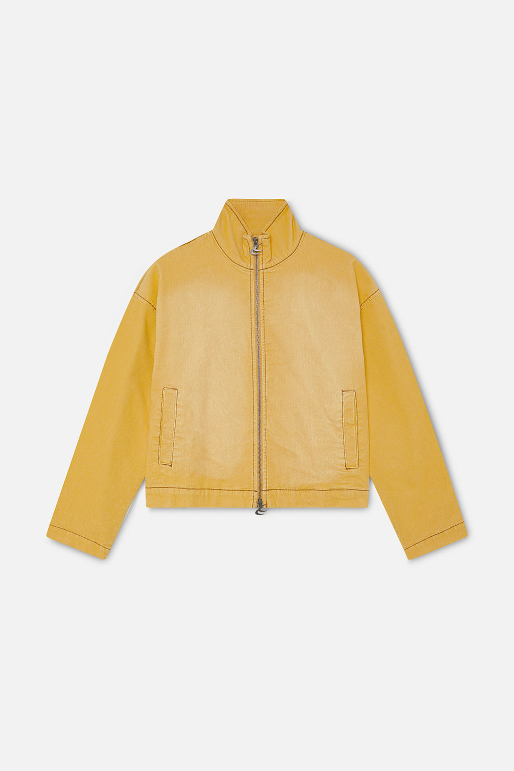 Corduroy Flared Yellow Jacket