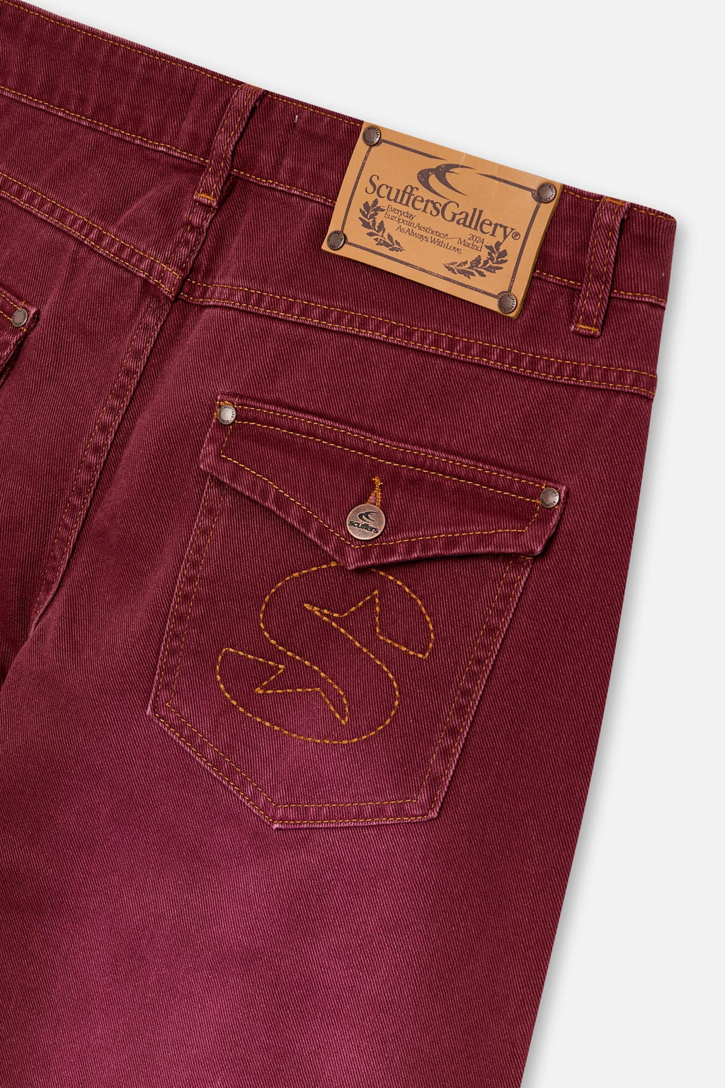 Carrie Burgundy Pants