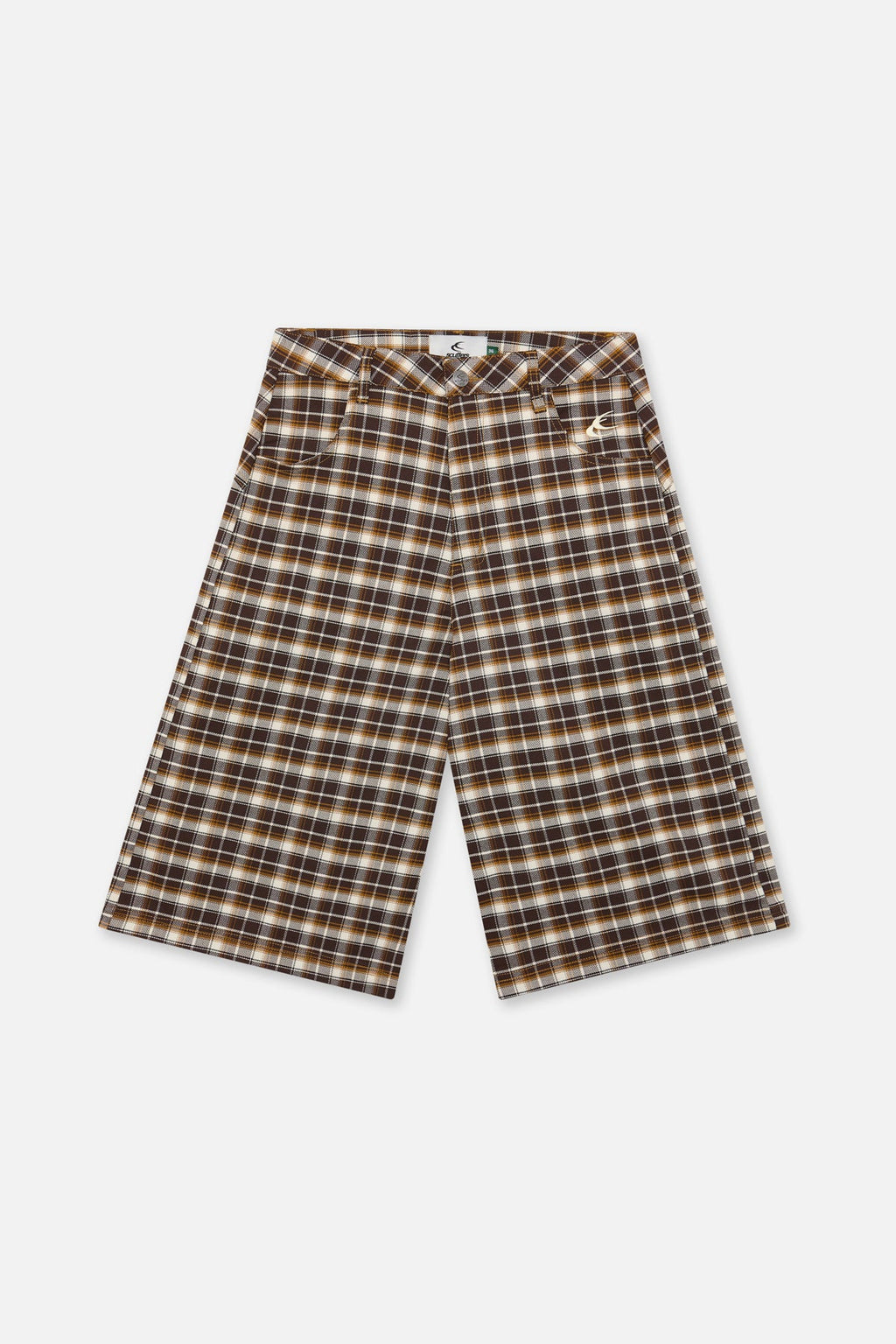 Checkered Brown Jorts