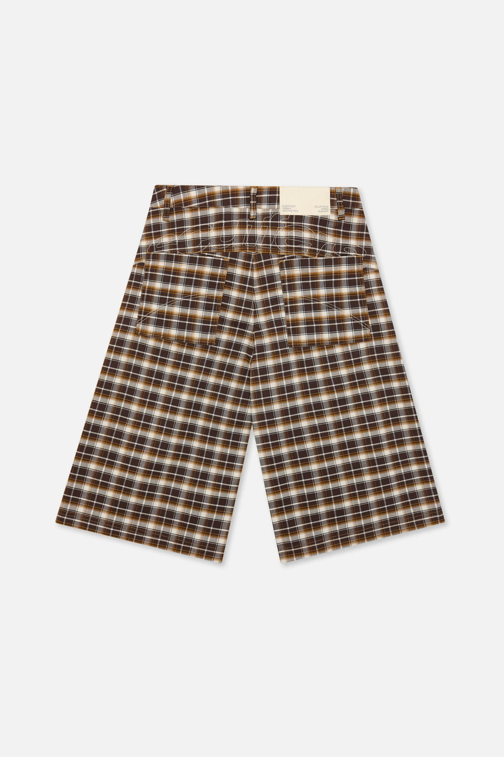 Checkered Brown Jorts