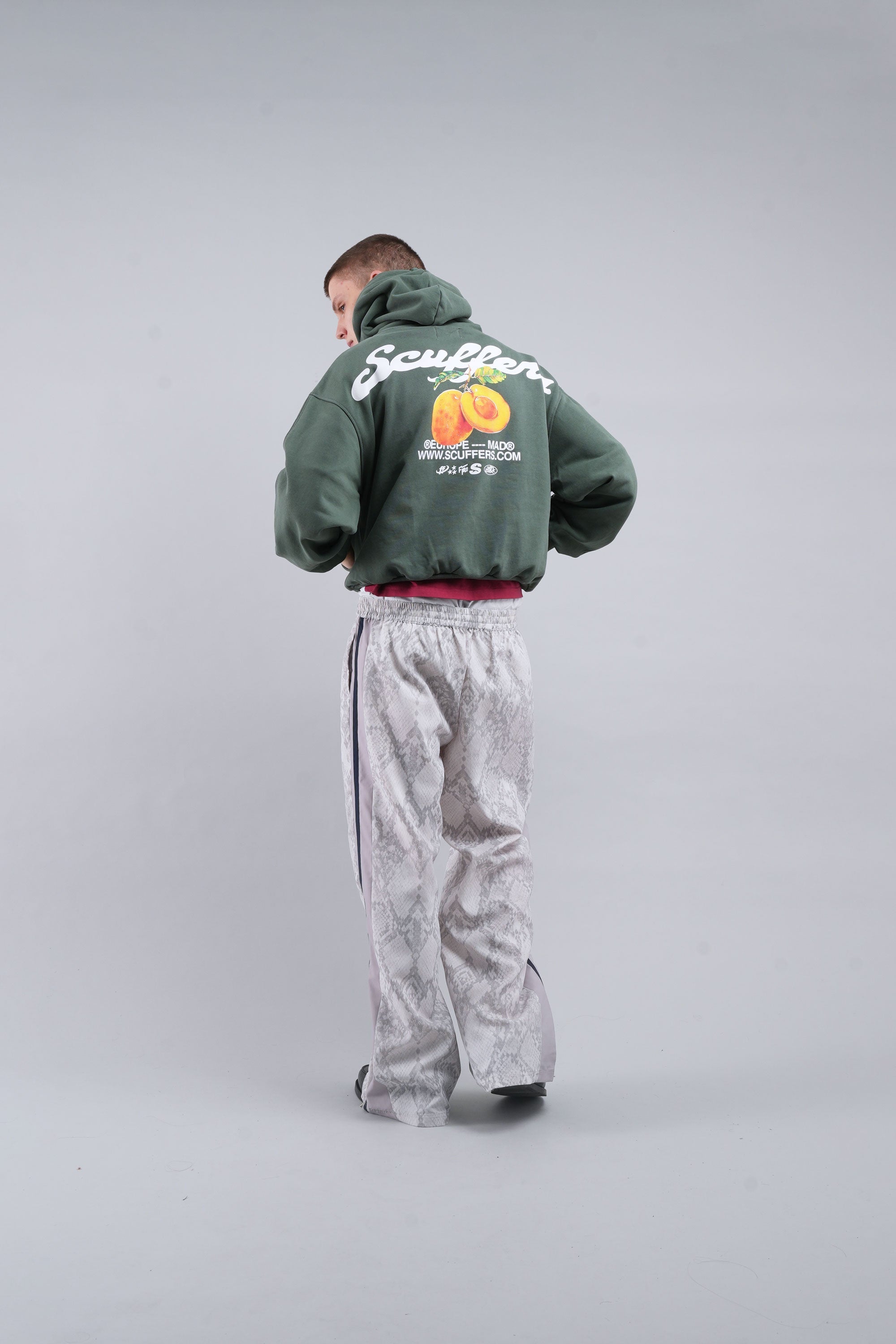 Snake Light Grey Tech Pants