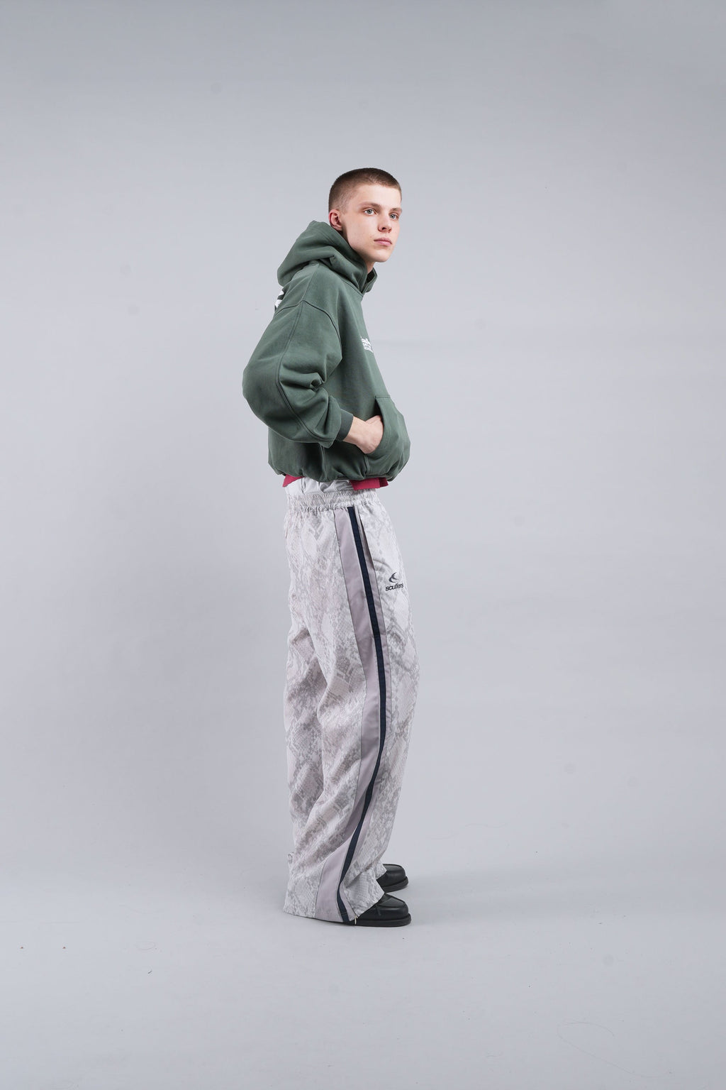 Snake Light Grey Tech Pants