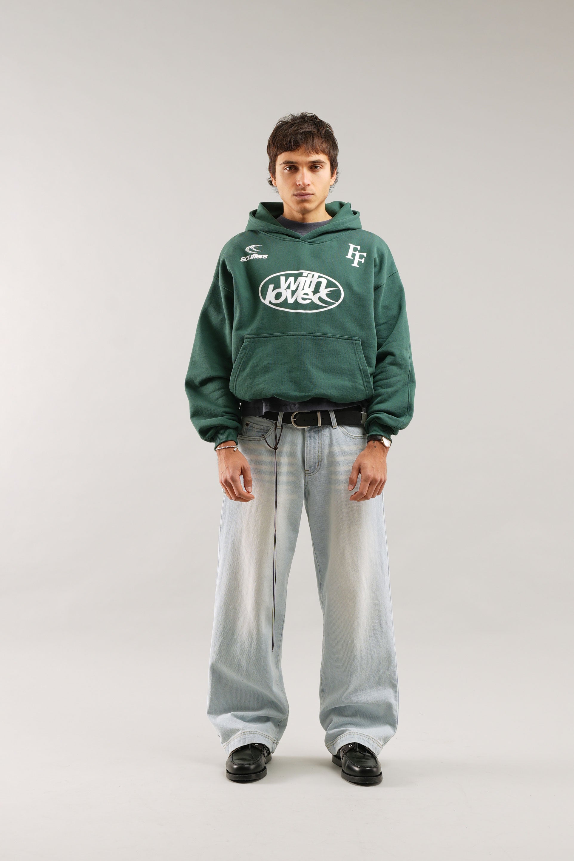 Paris Green Hoodie