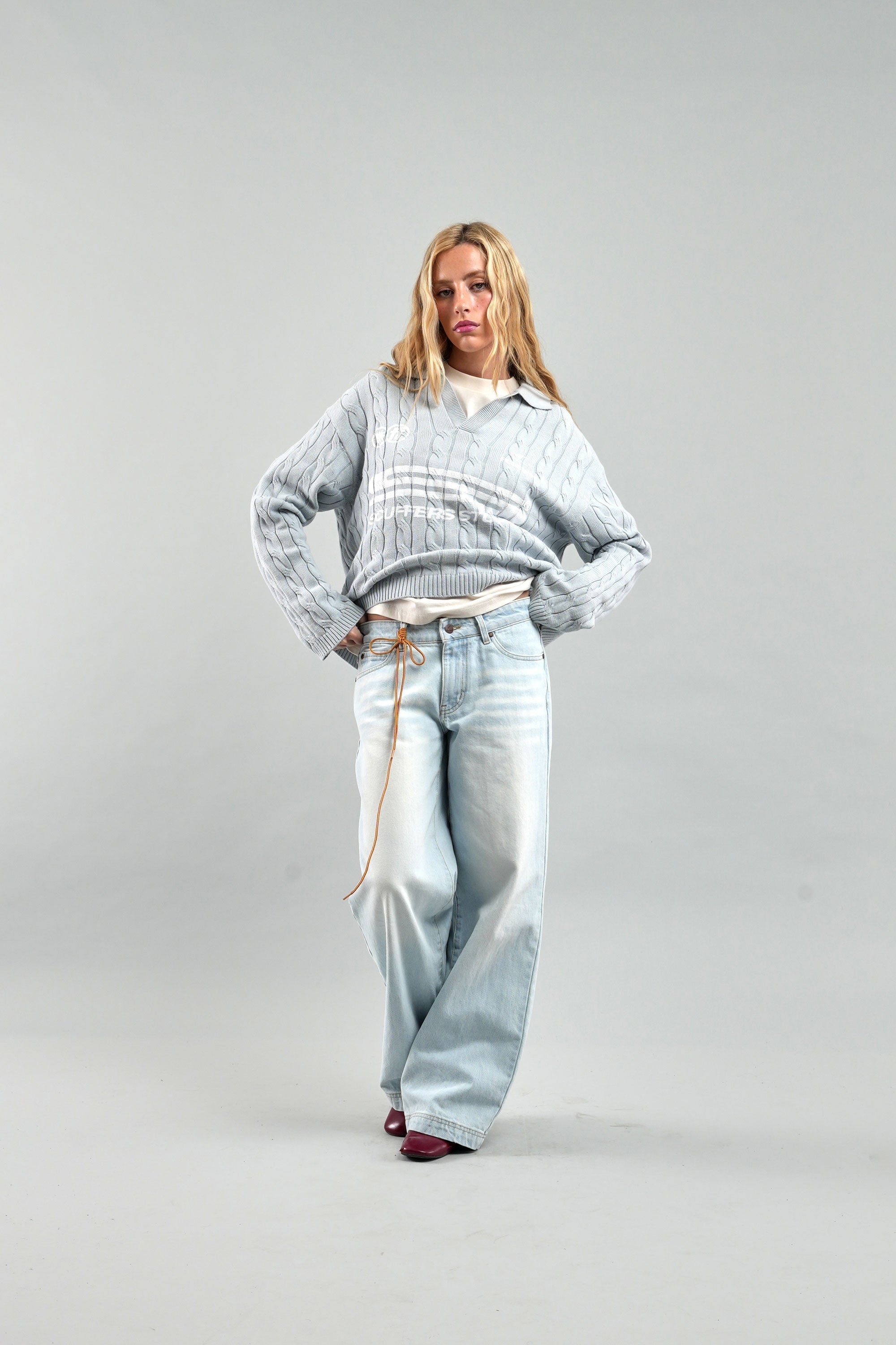 Trench Light Blue Polo