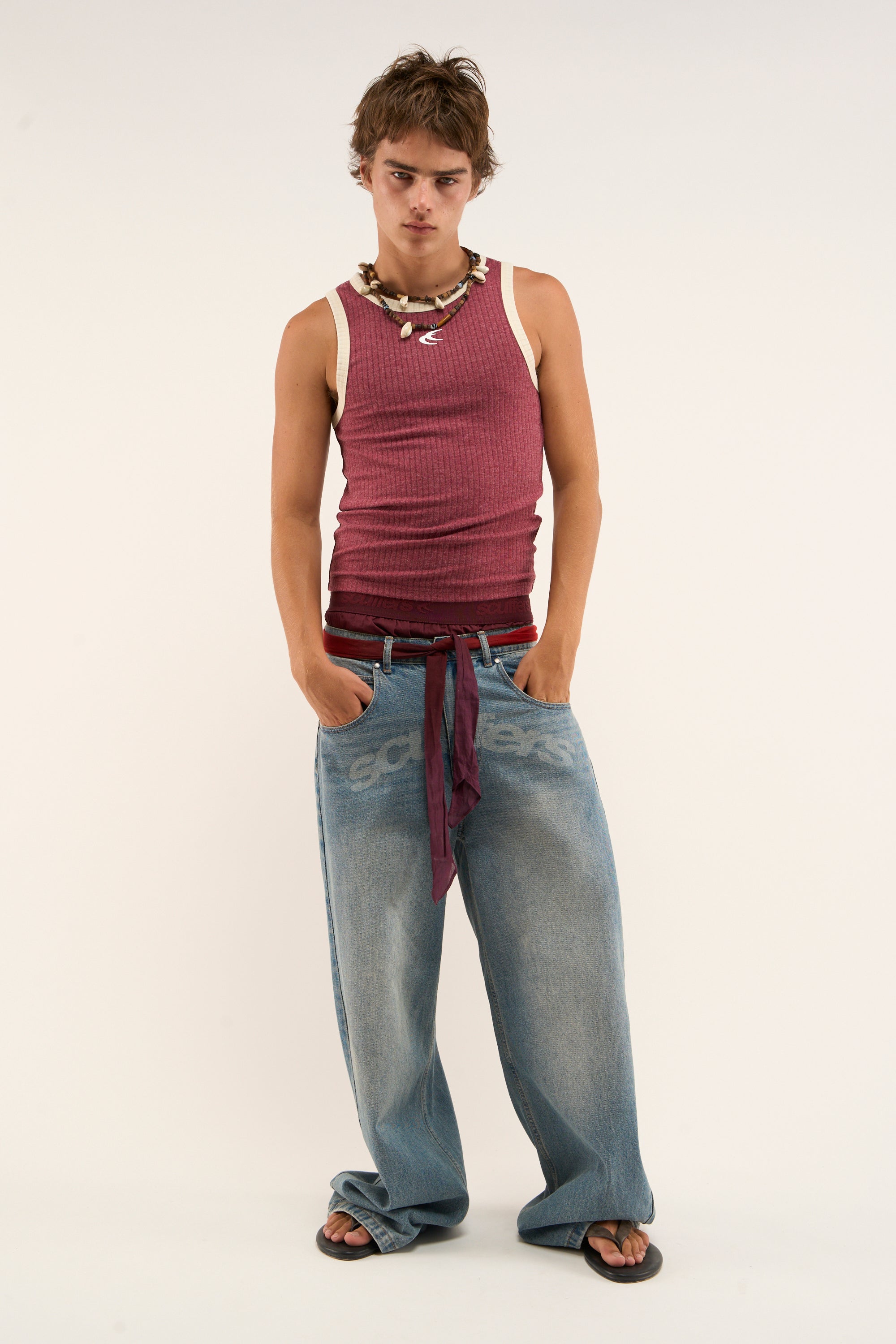 Sport Burgundy Tank Top