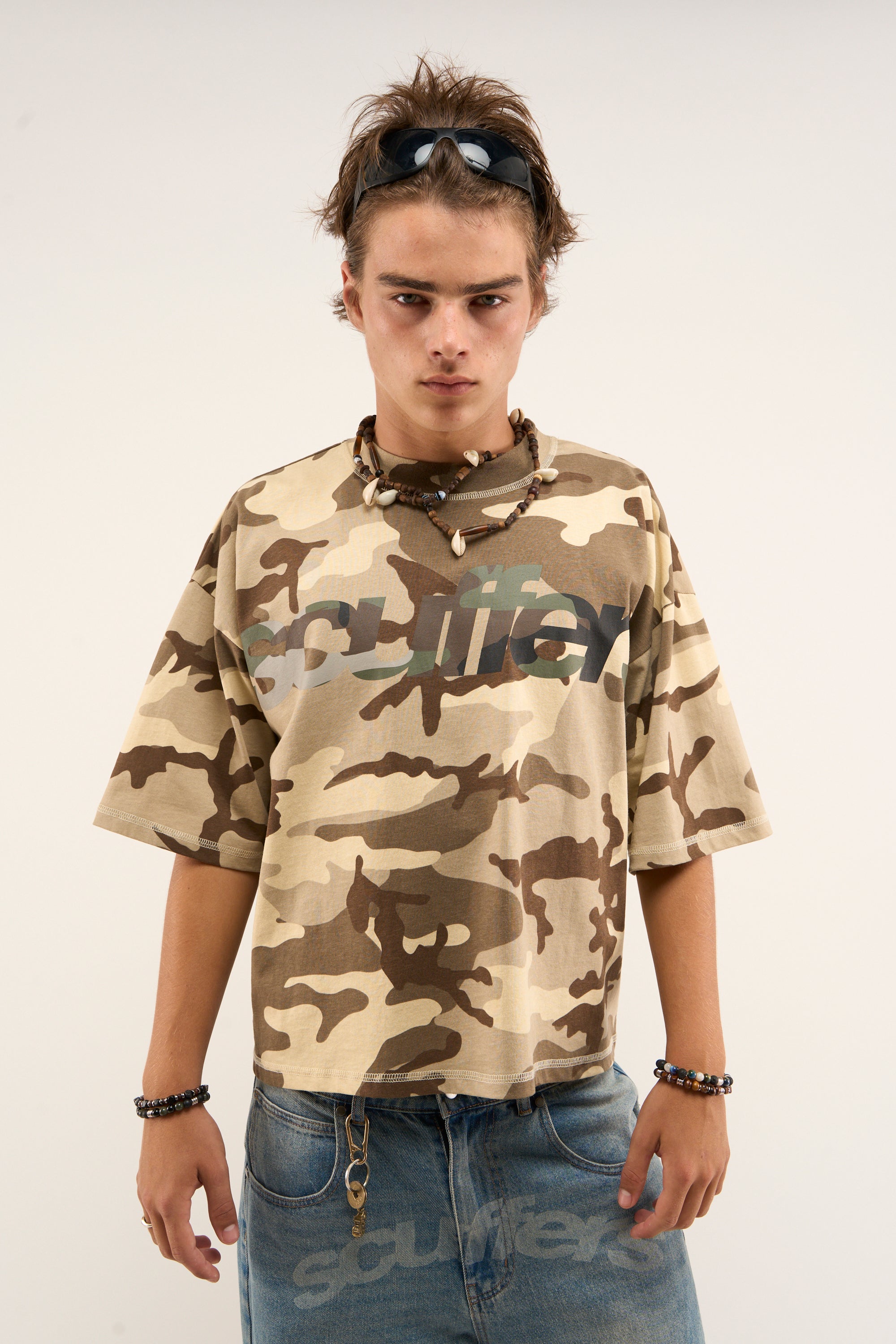 Double Camo Brown T-Shirt