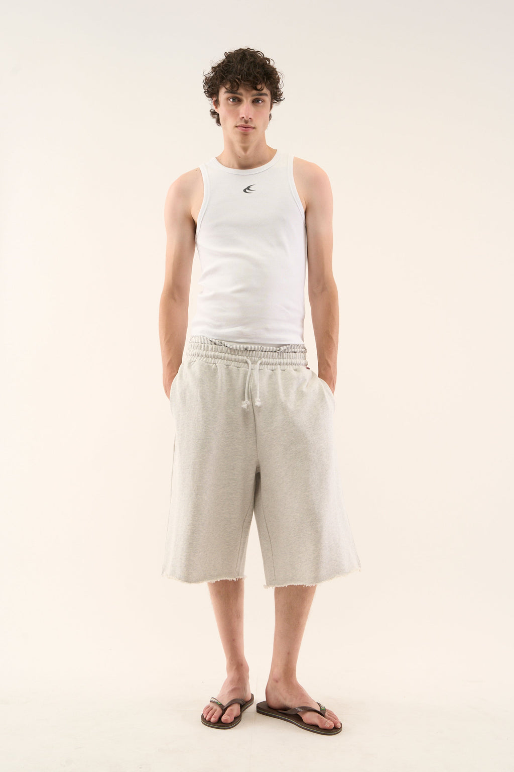 SCFF Grey Melange Shorts