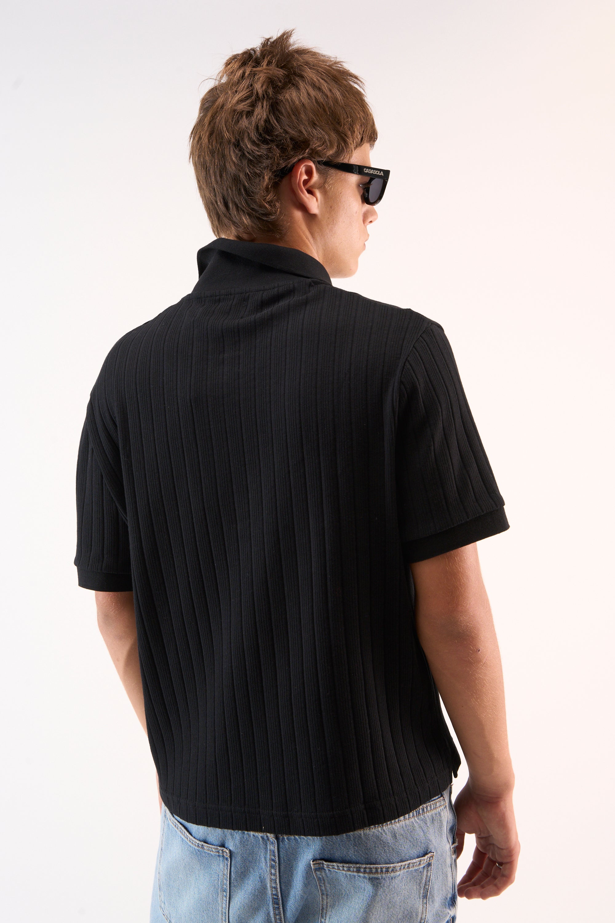 Placket Black Polo