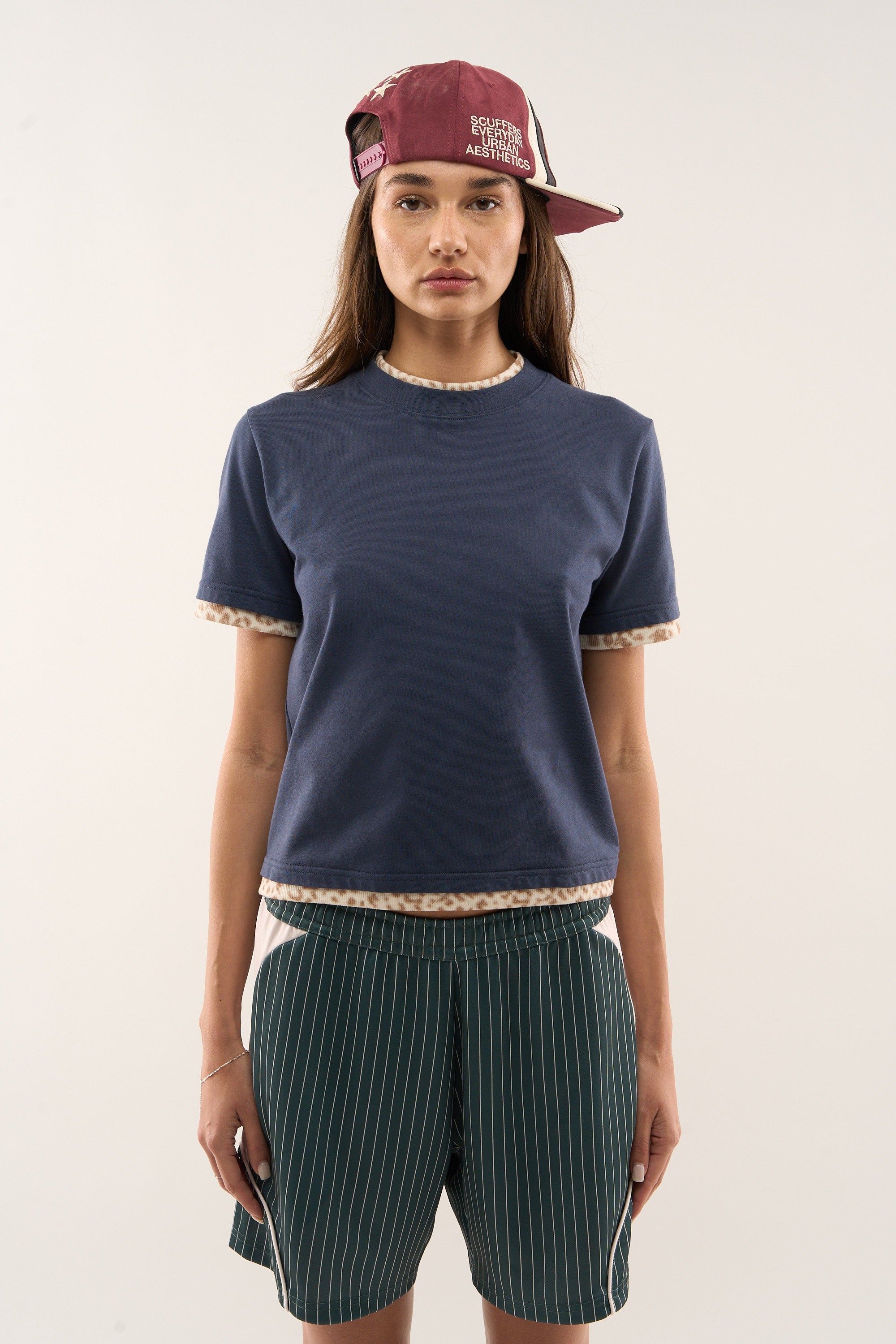 Leo Navy Top