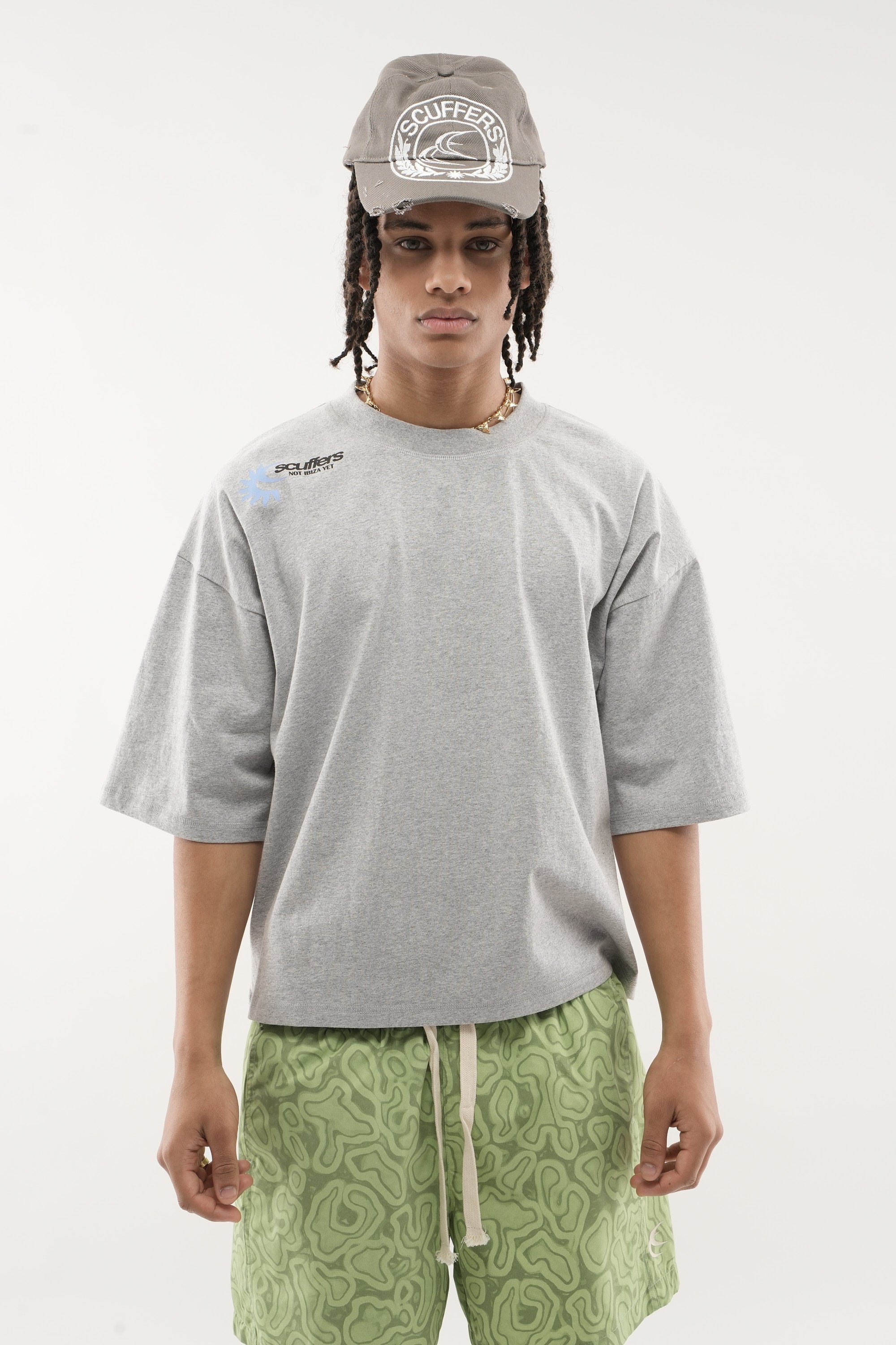 Not Ibiza Again Light Grey T-Shirt