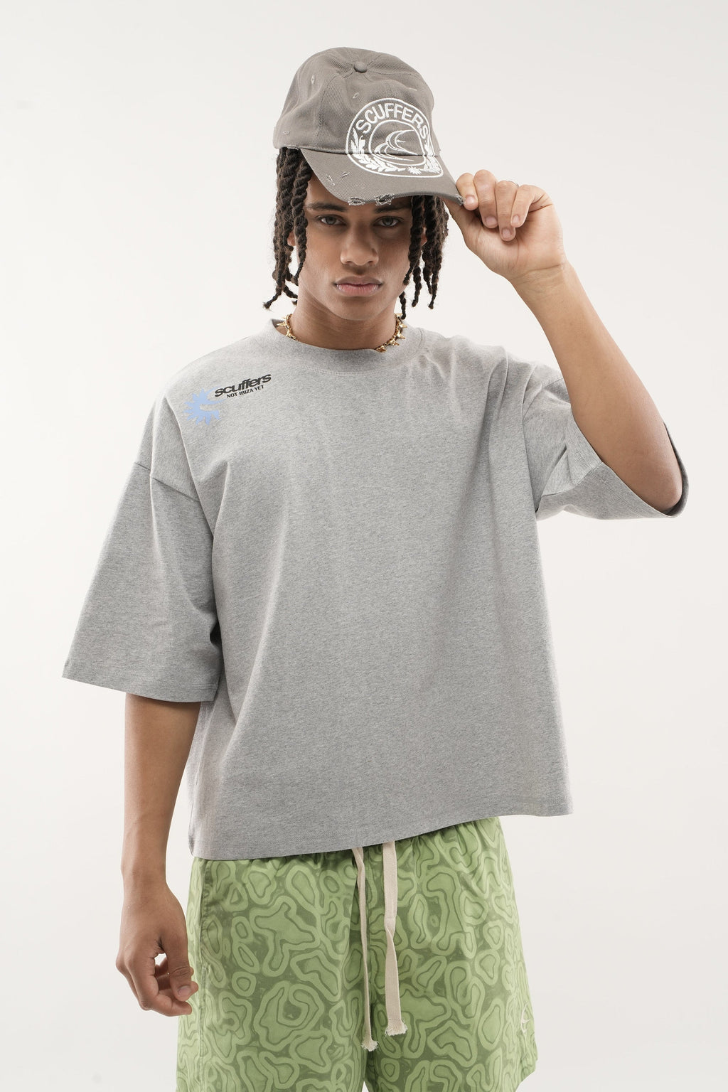 Not Ibiza Again Light Grey T-Shirt