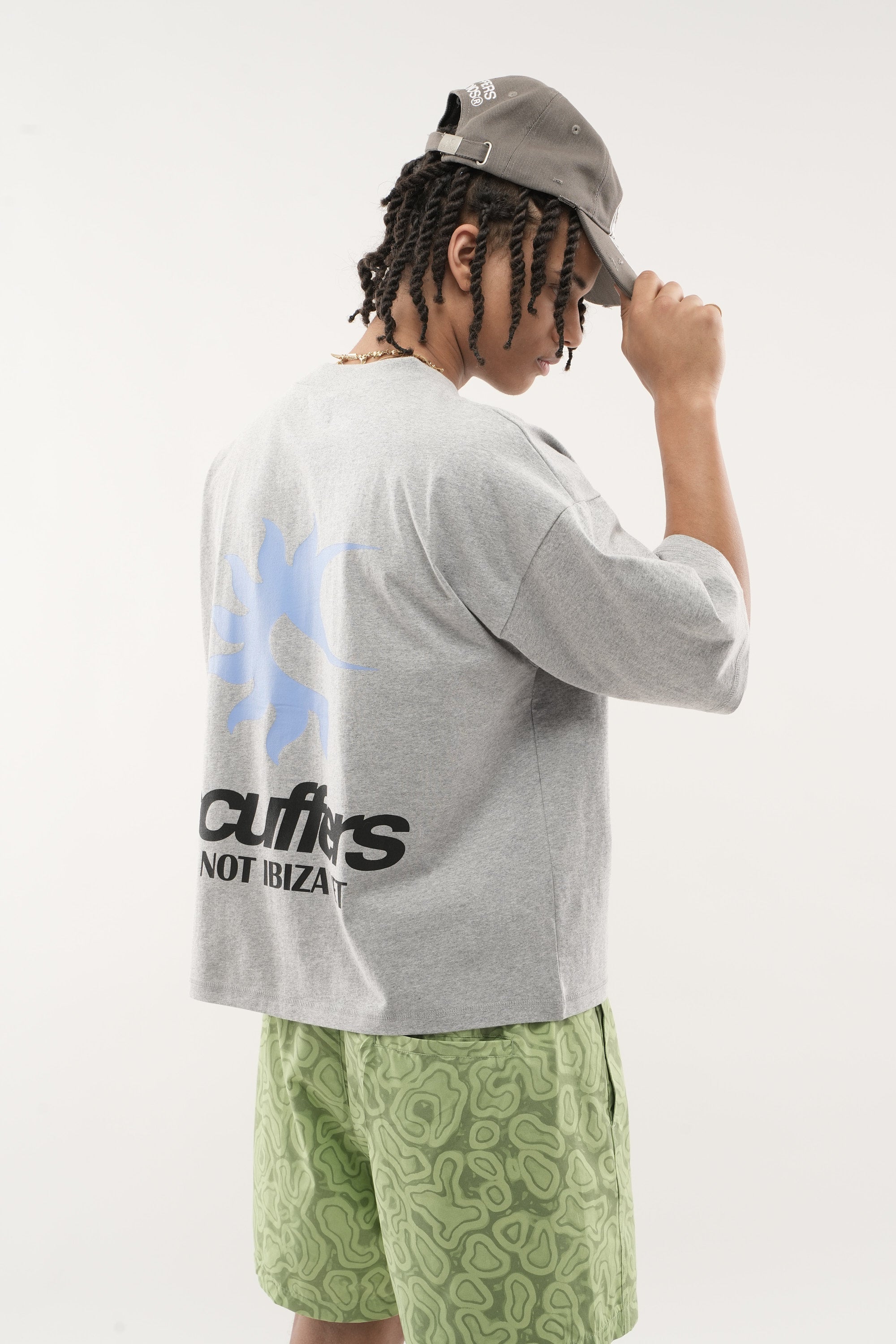 Not Ibiza Again Light Grey T-Shirt