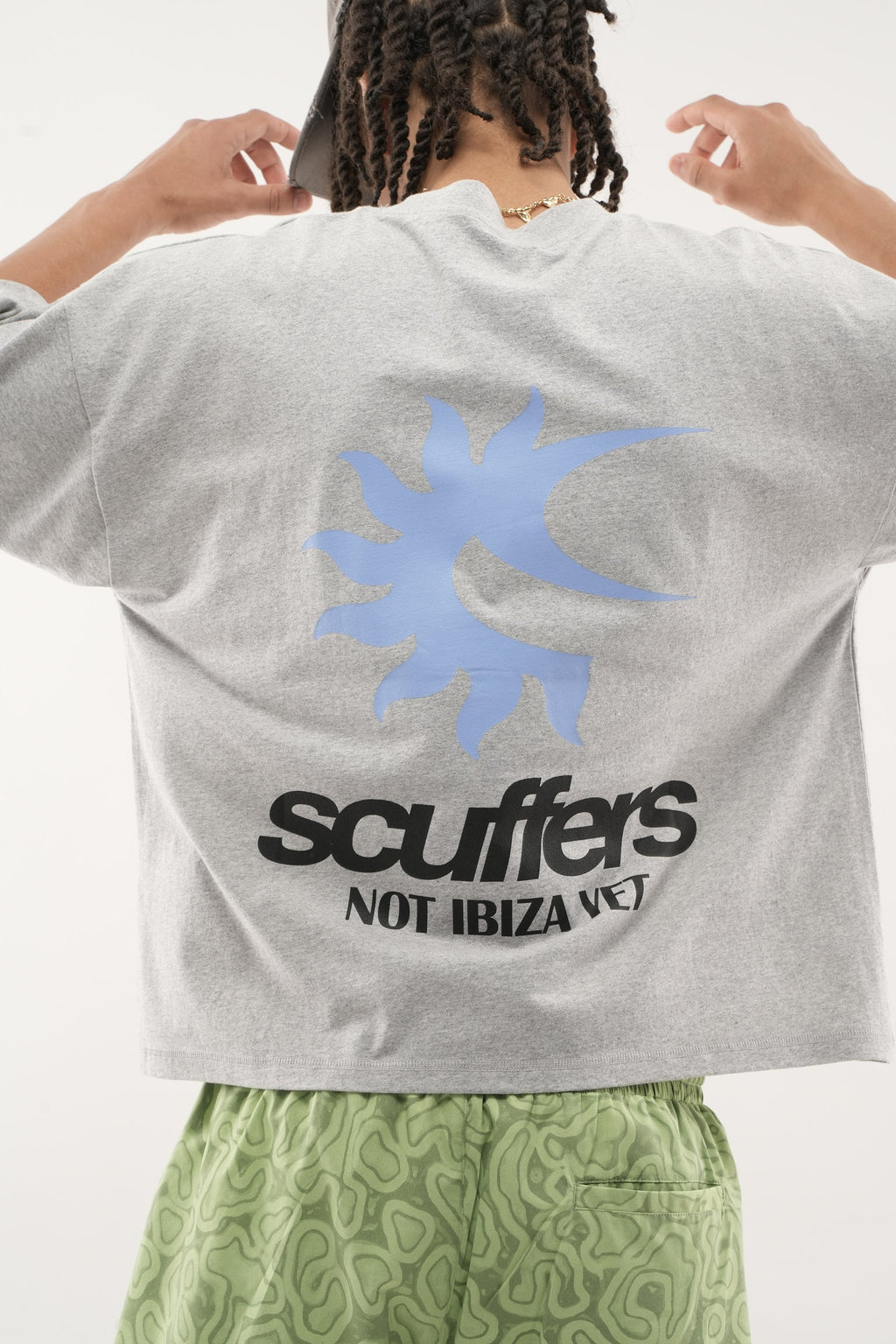 Not Ibiza Again Light Grey T-Shirt