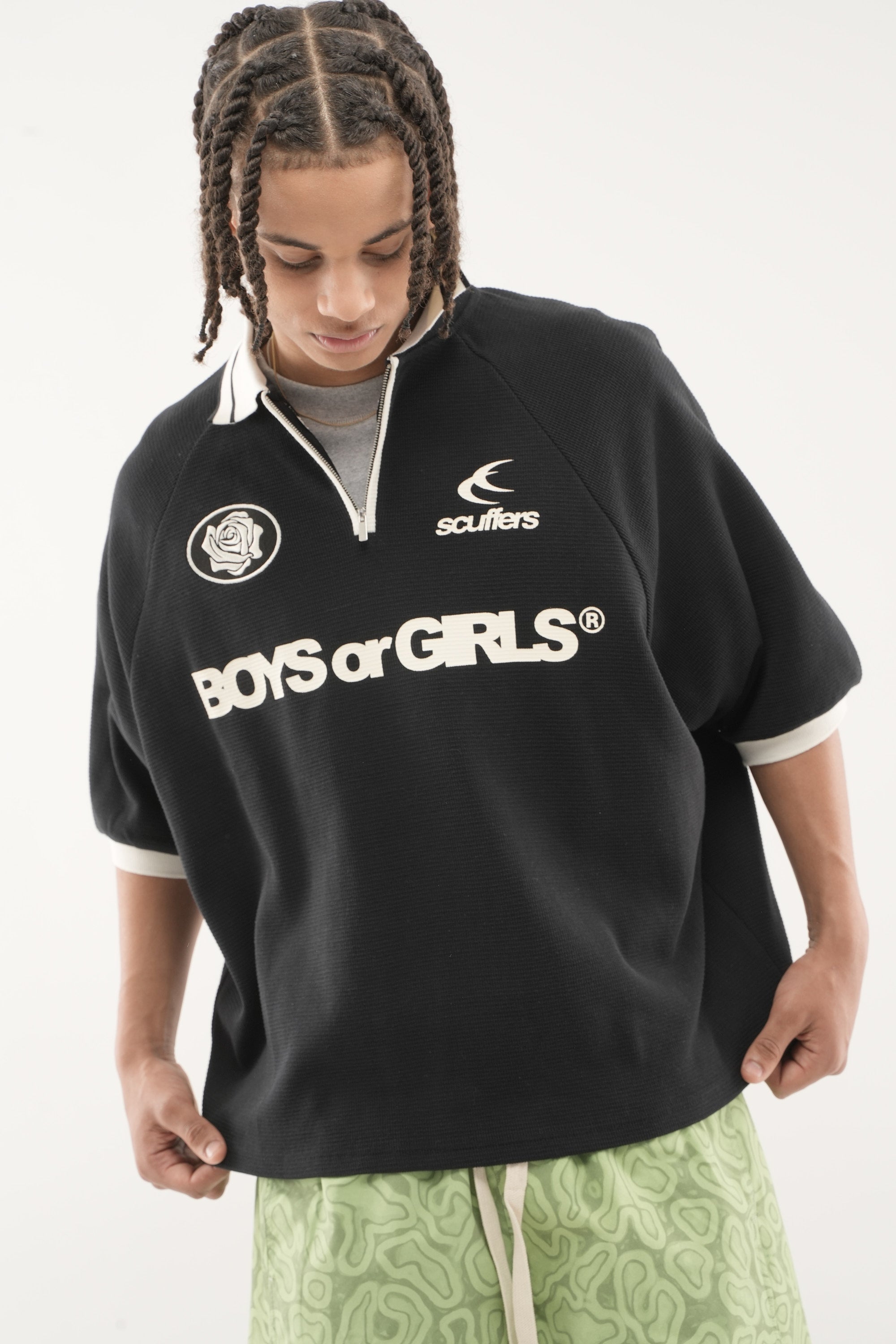 Boys or Girls Dark Polo