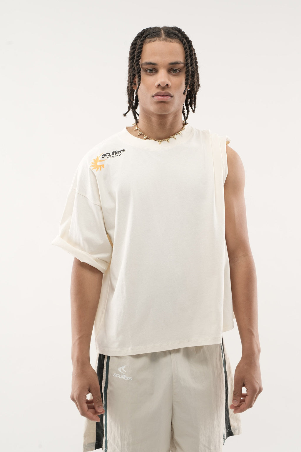 Not Ibiza Again Ecru T-Shirt