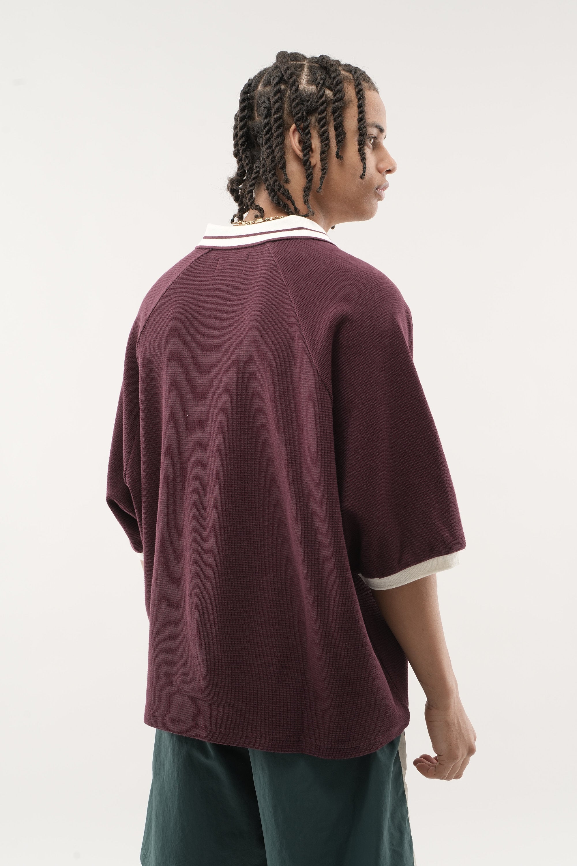 Boys or Girls Burgundy Polo