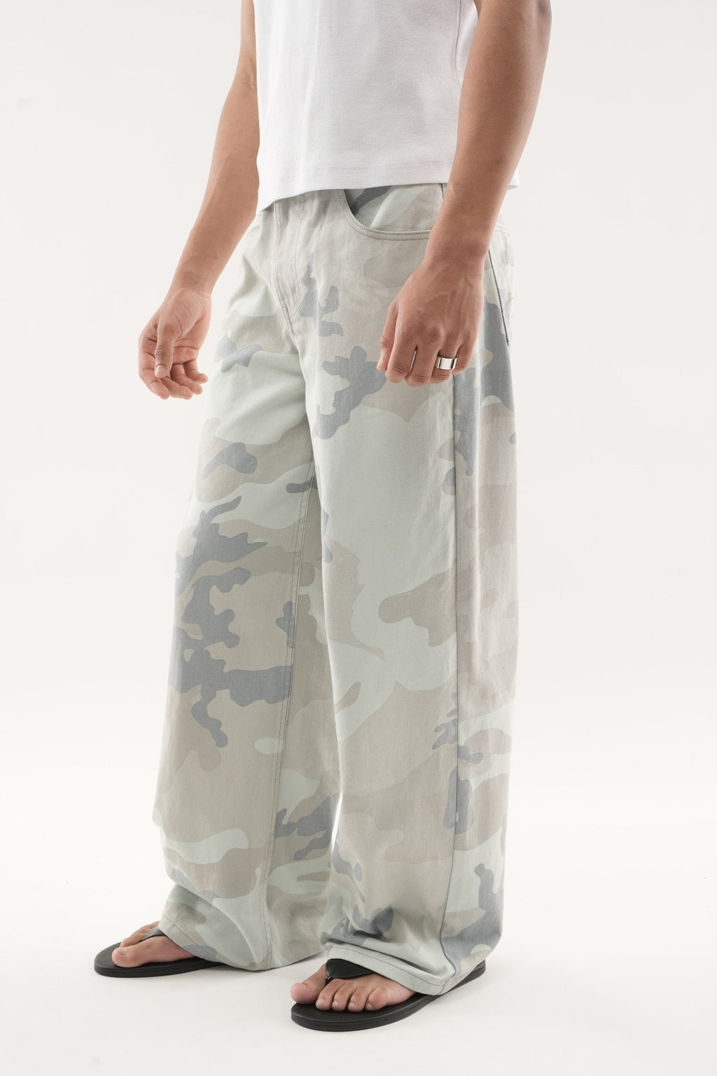 Radiant Light Blue Camo Pants