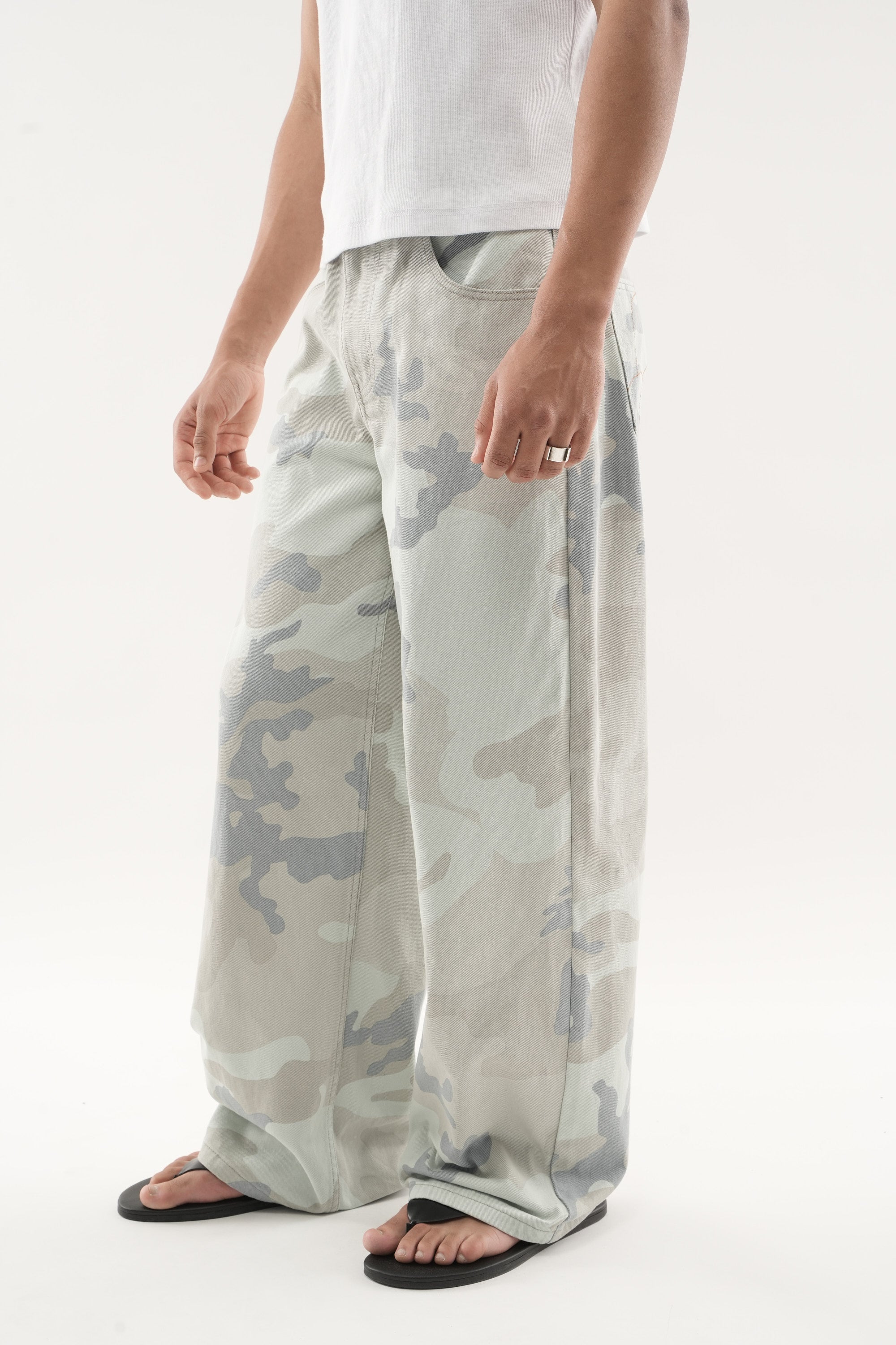 Radiant Light Blue Camo Pants