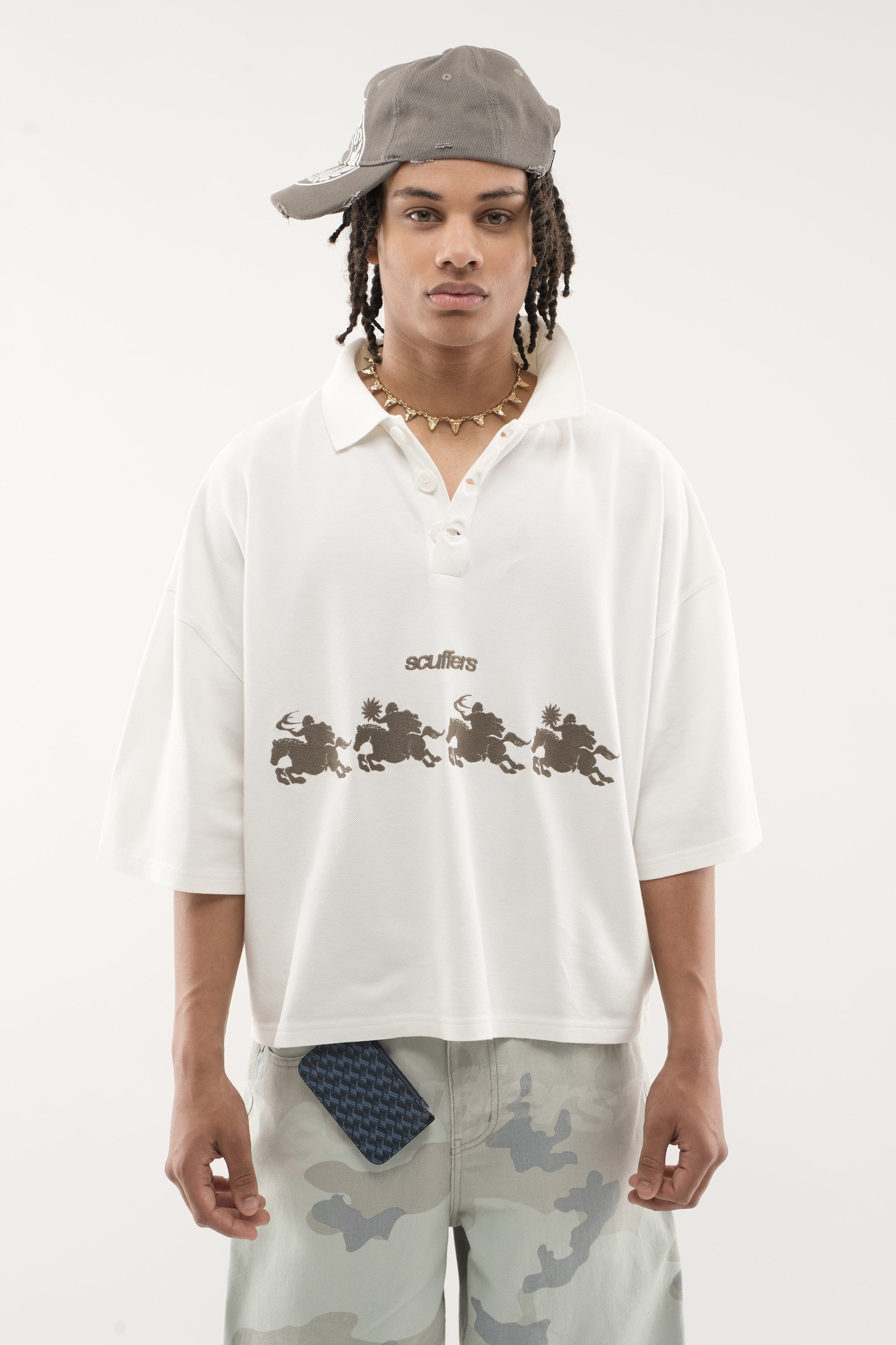The Race Ecru Polo