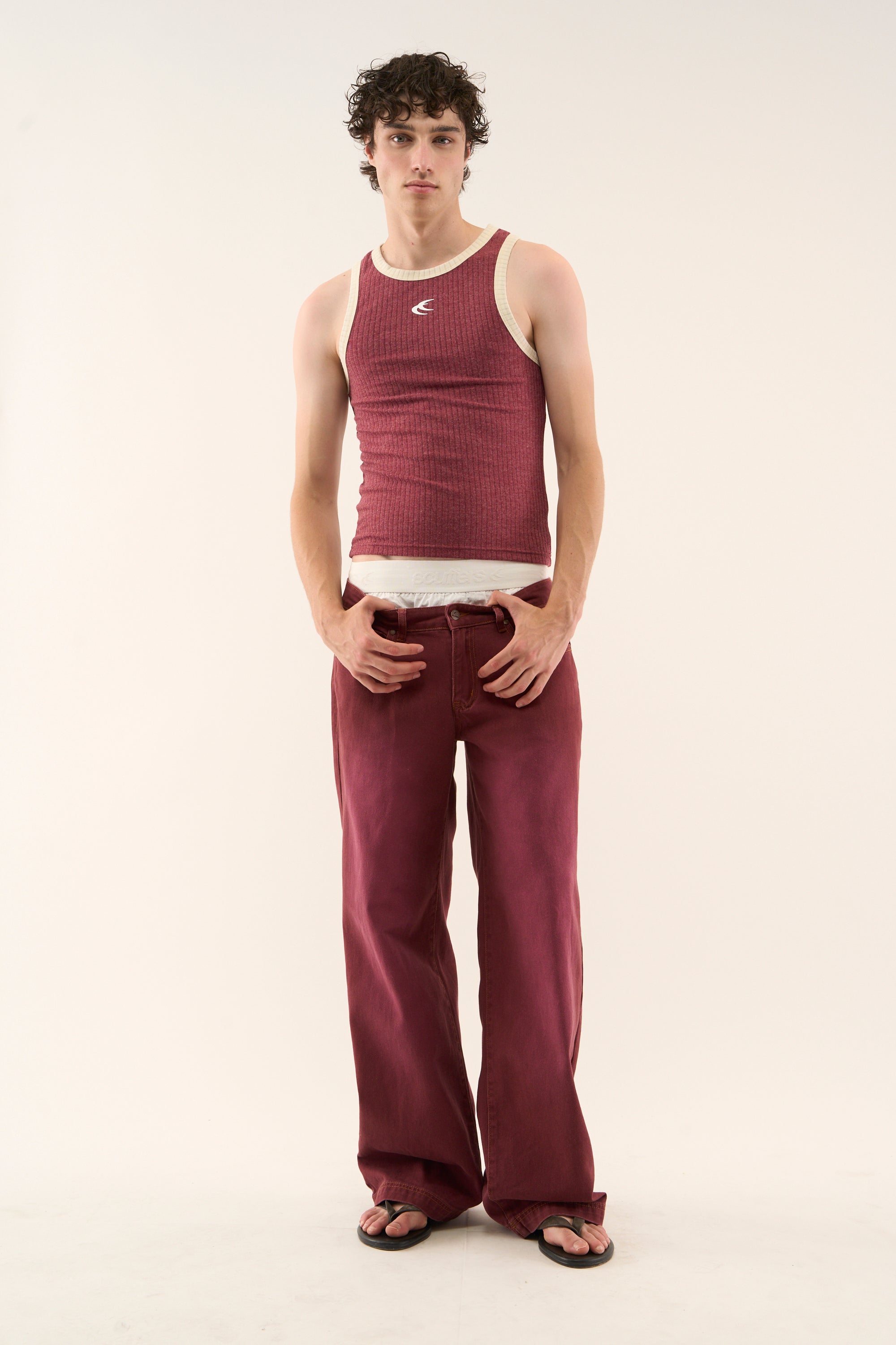 Carrie Burgundy Pants
