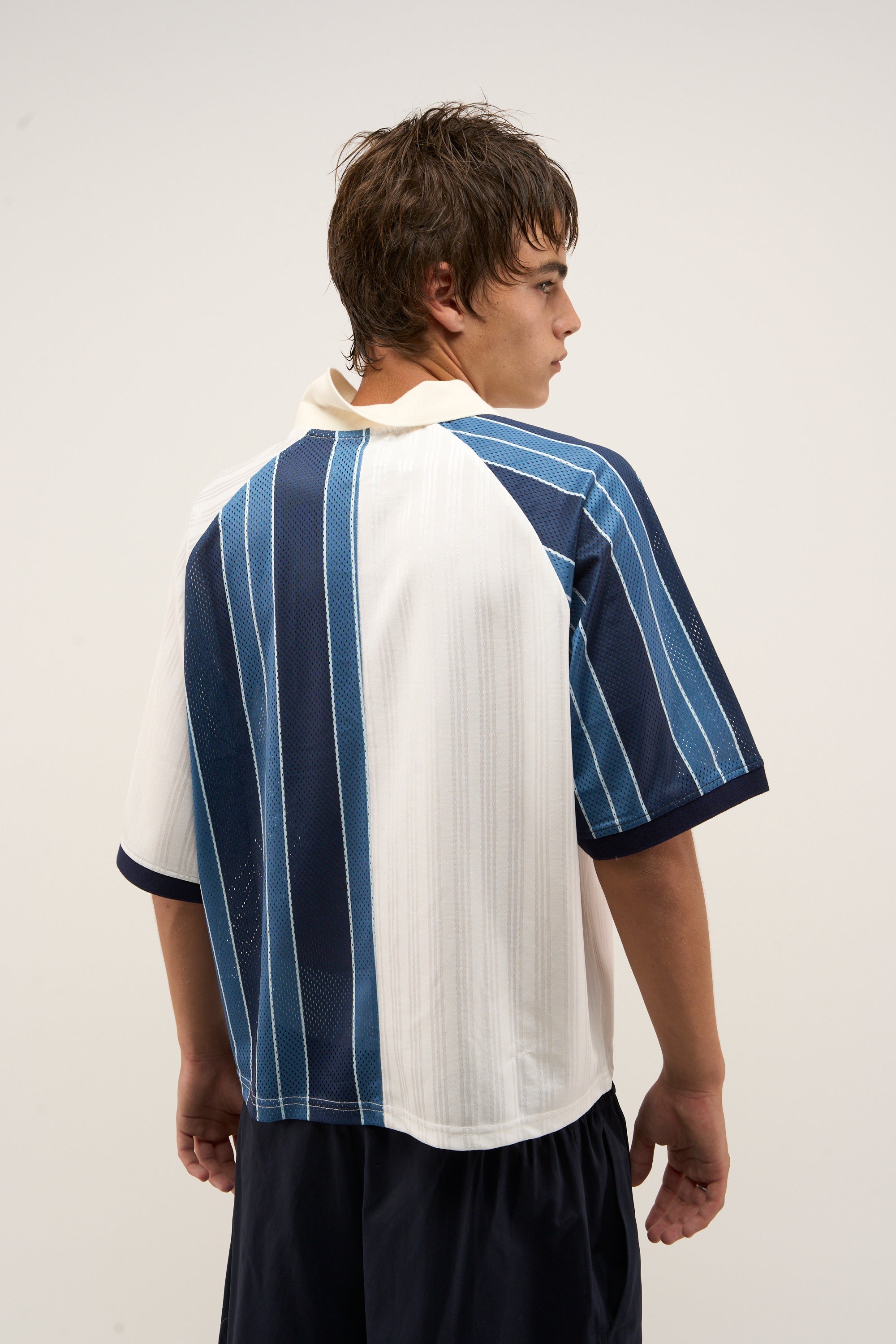 Madrid Navy & White Football T-Shirt