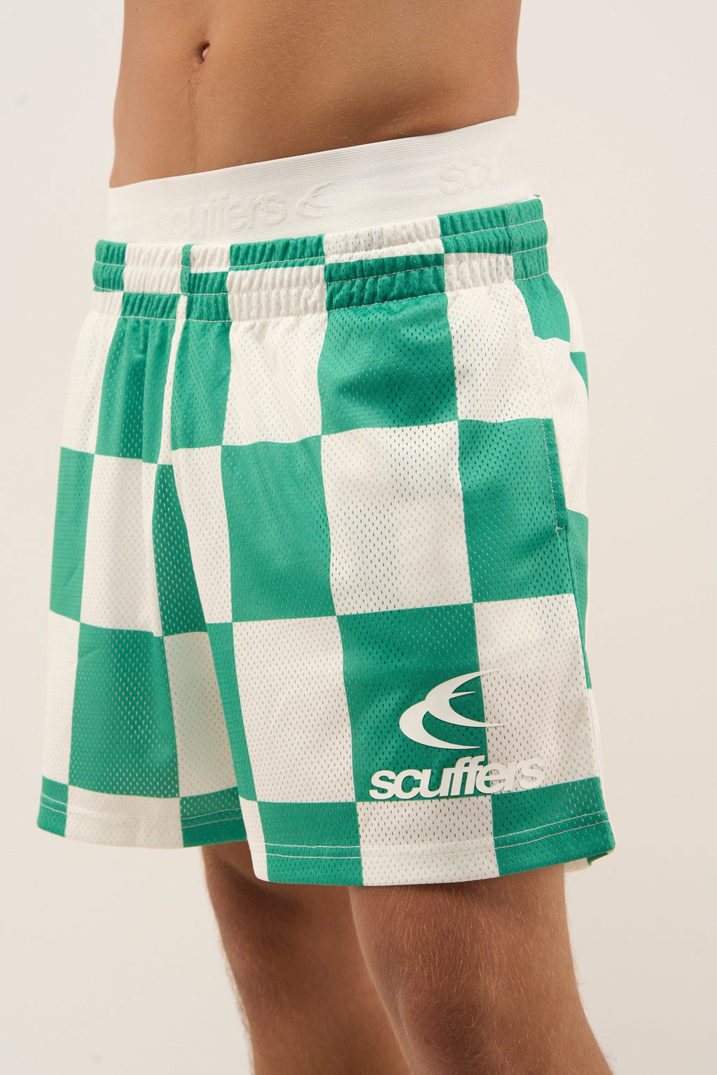 Madrid Checkered Football Shorts