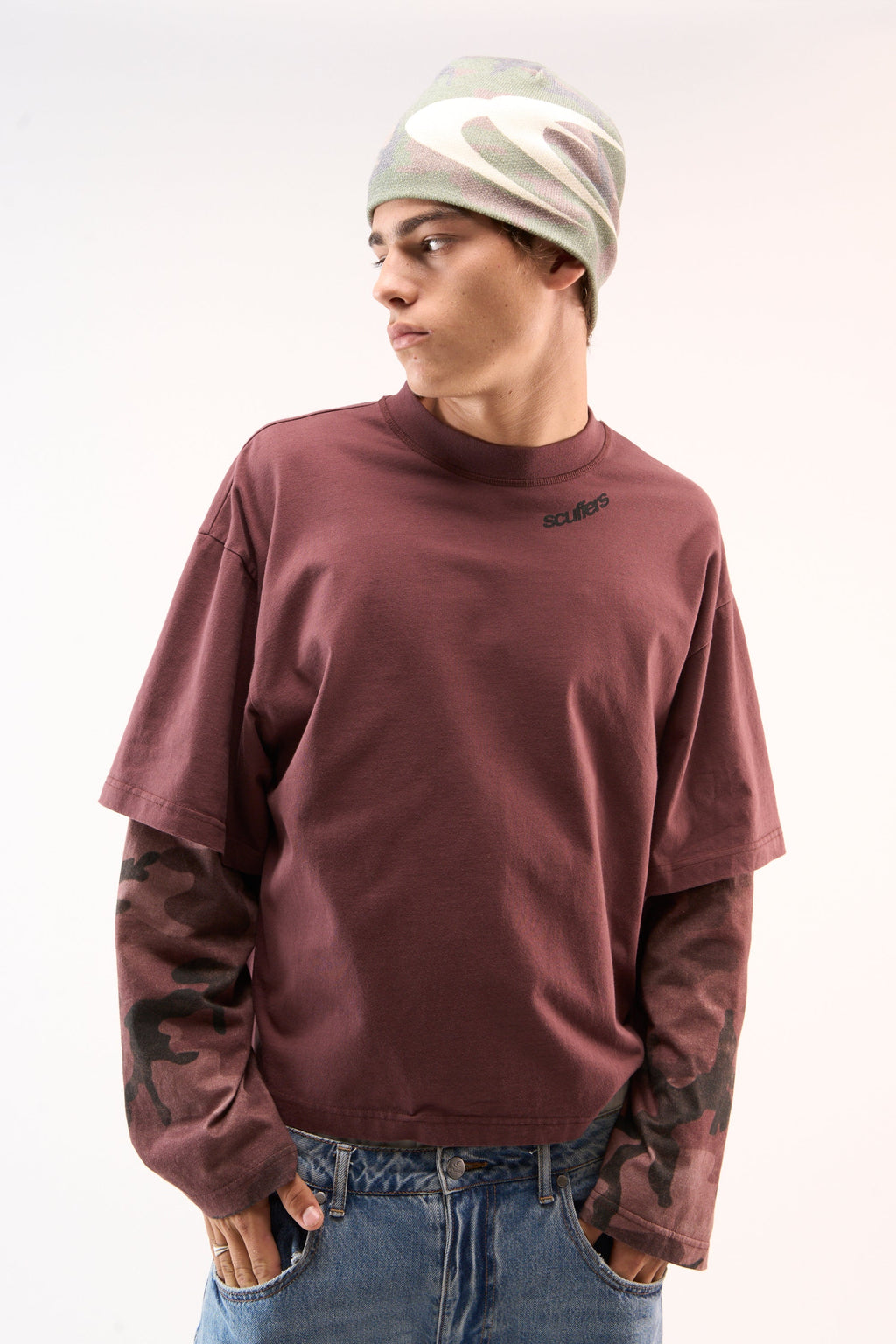 New Kurtis Burgundy Longsleeve