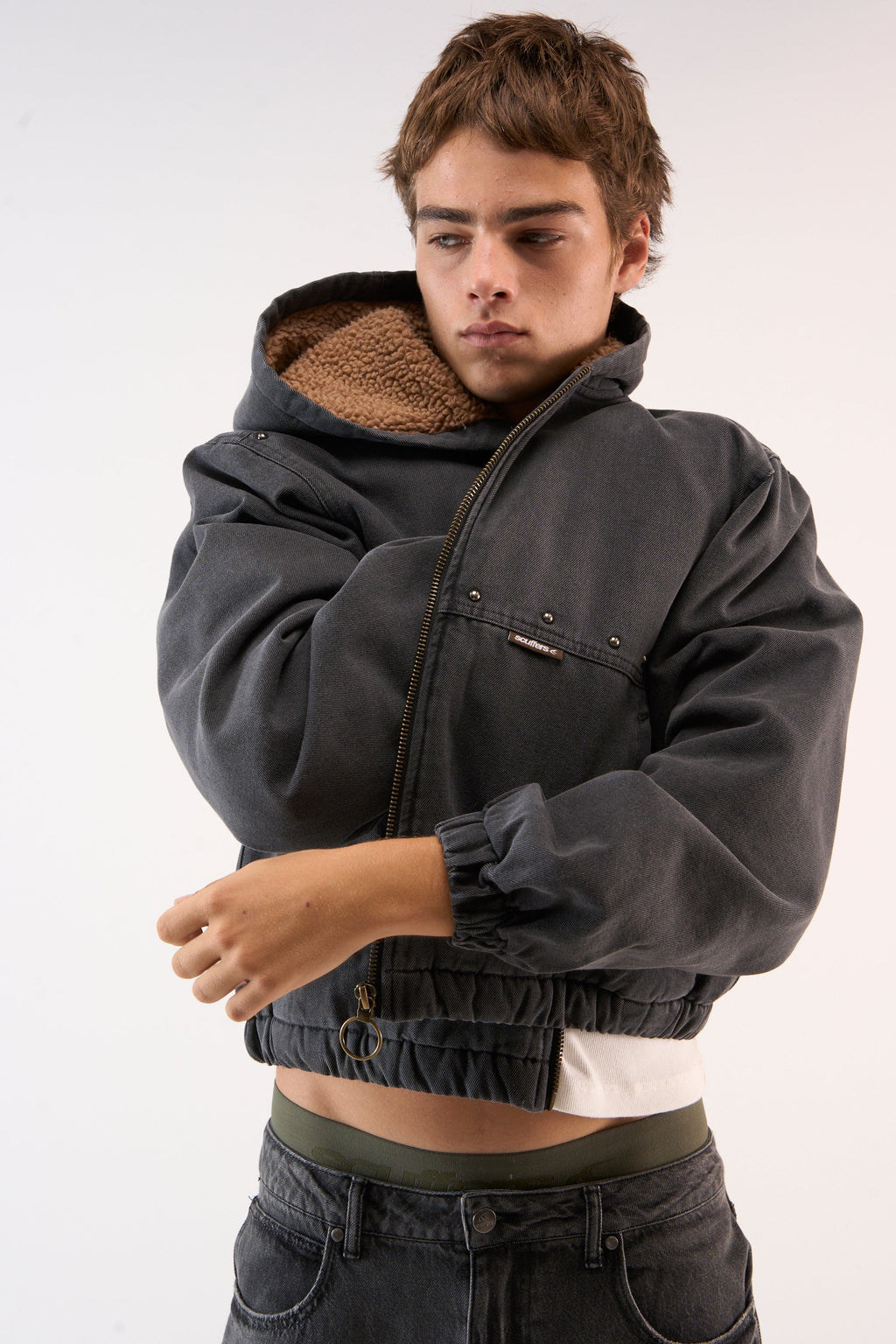 Denim Dark Work Jacket