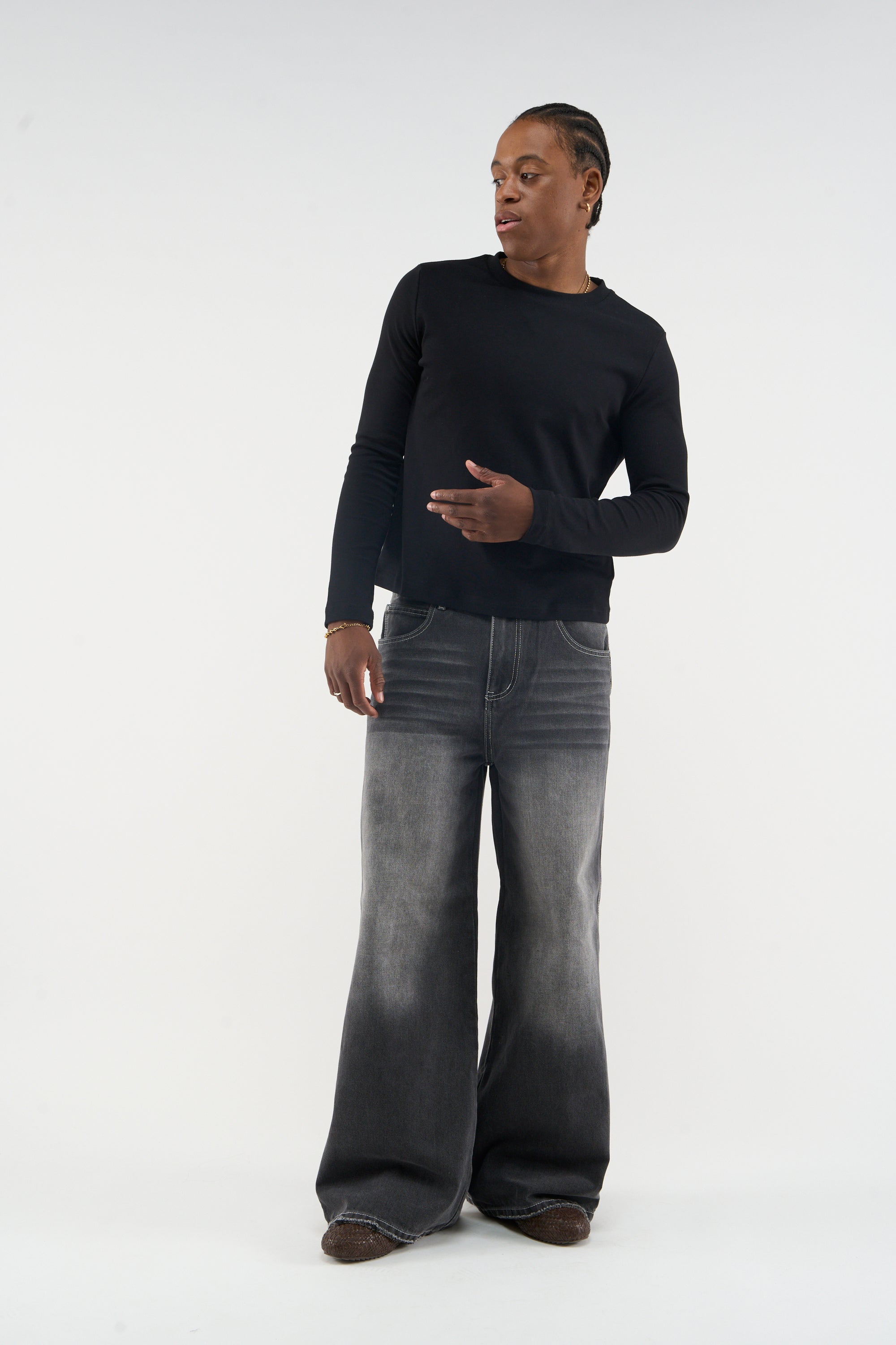 Zip Grey Pants