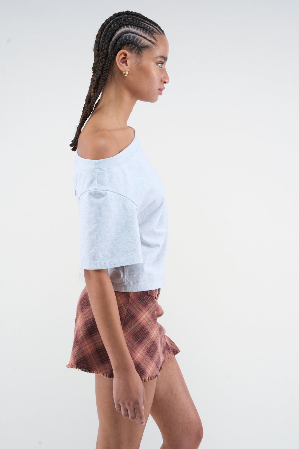 Over Grey Melange T-Shirt