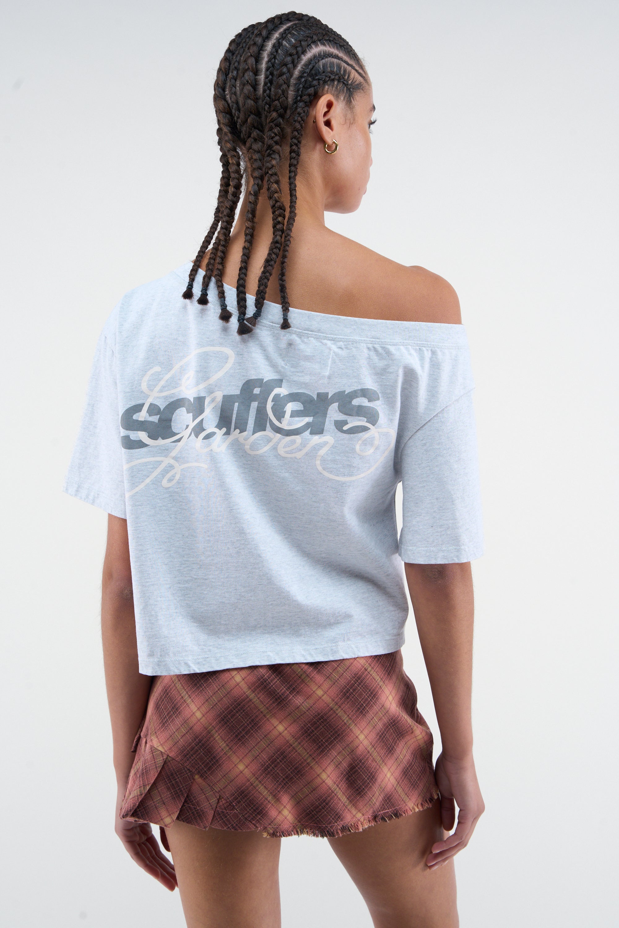 Over Grey Melange T-Shirt