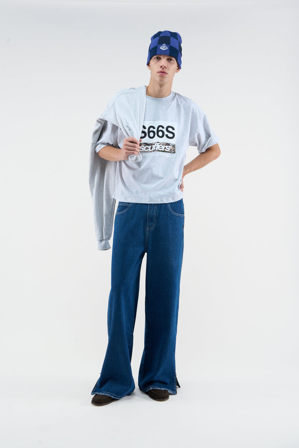 NYC Grey Melange T-Shirt