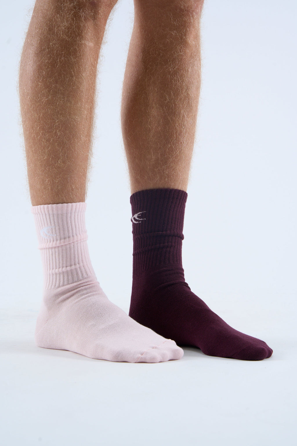 Iconic Pink & Burgundy Socks
