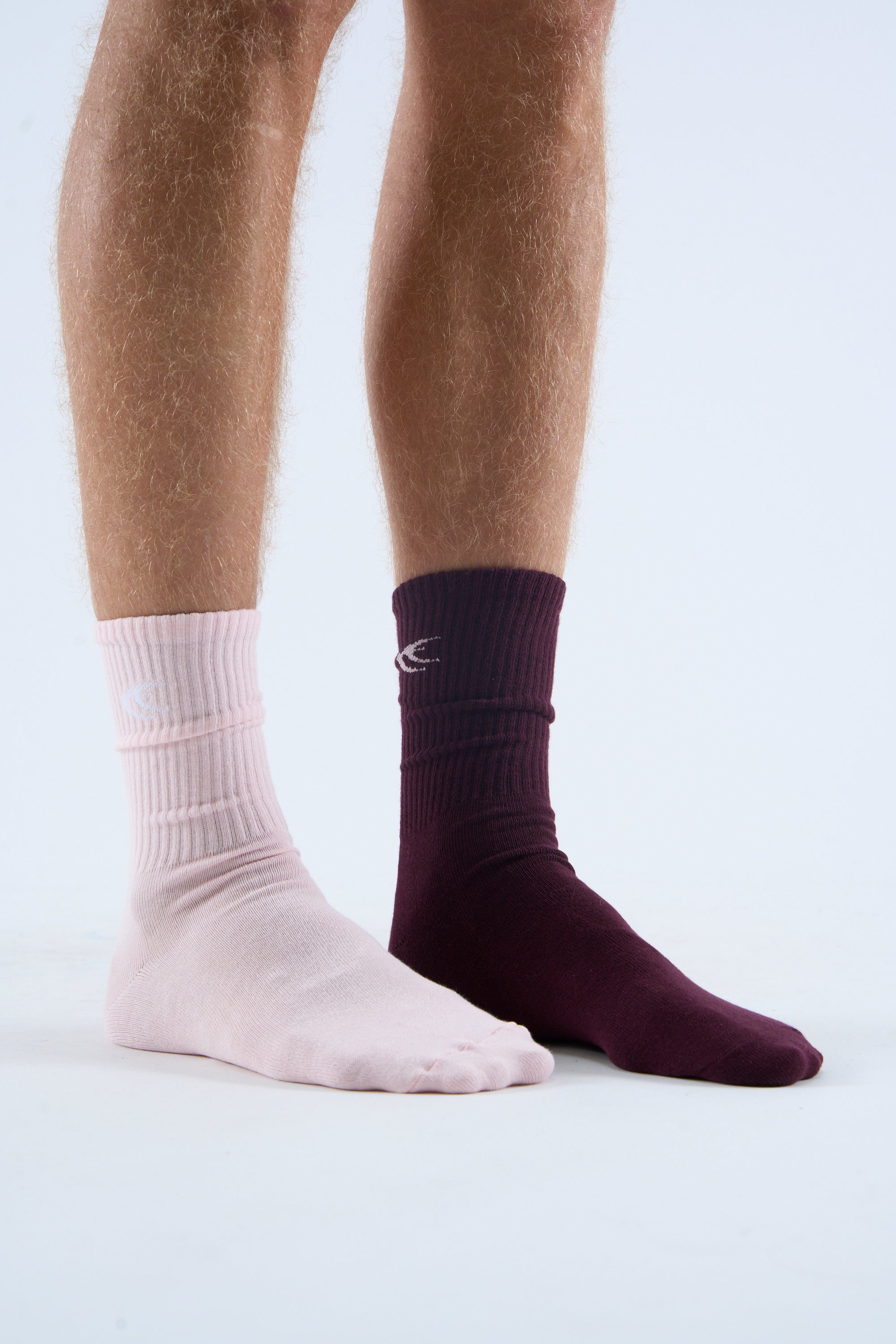 Iconic Pink & Burgundy Socks
