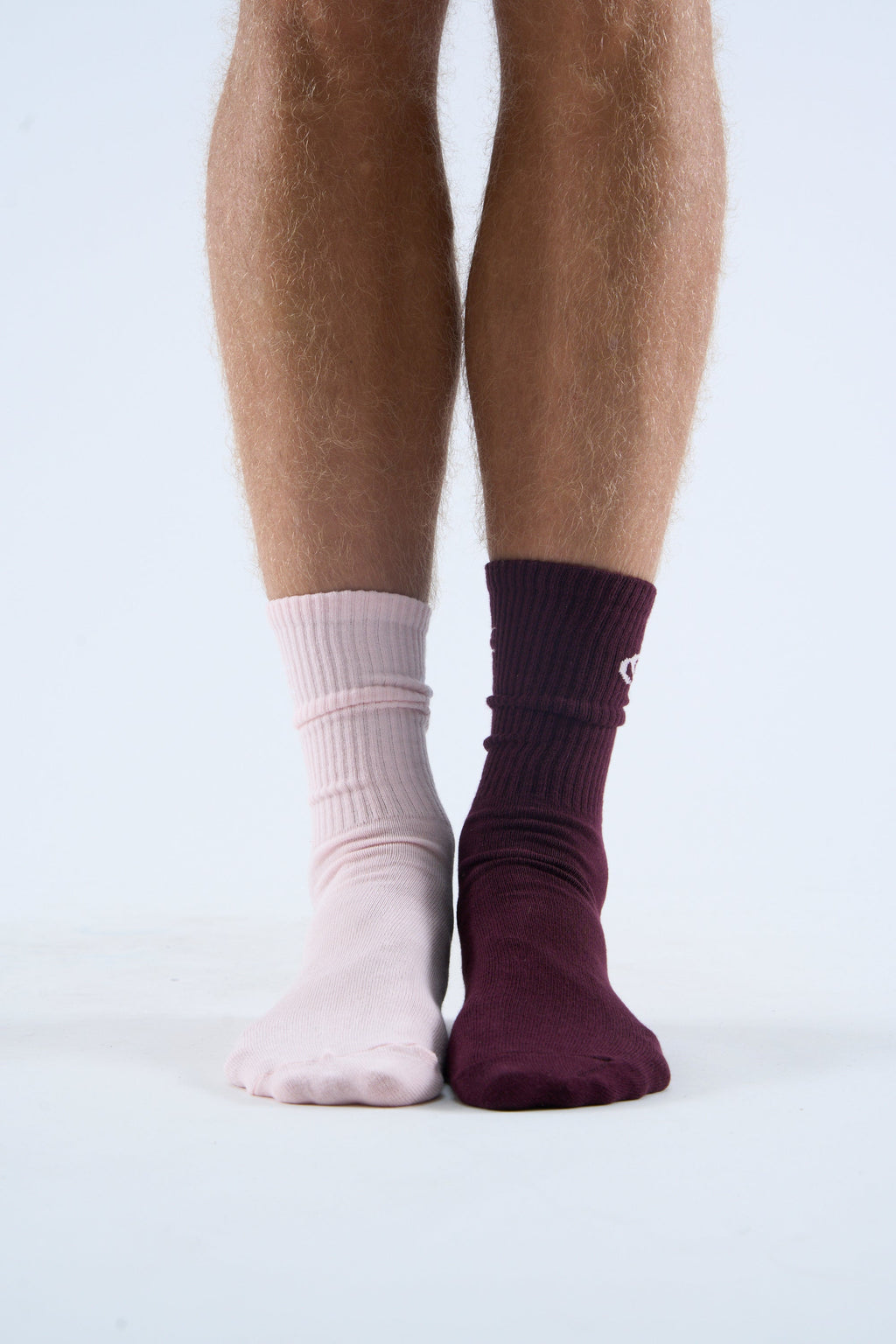 Iconic Pink & Burgundy Socks