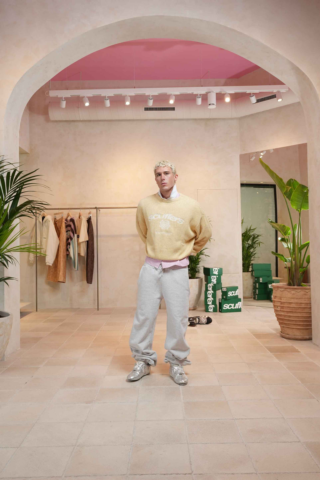 Everyday Grey Melange Pants