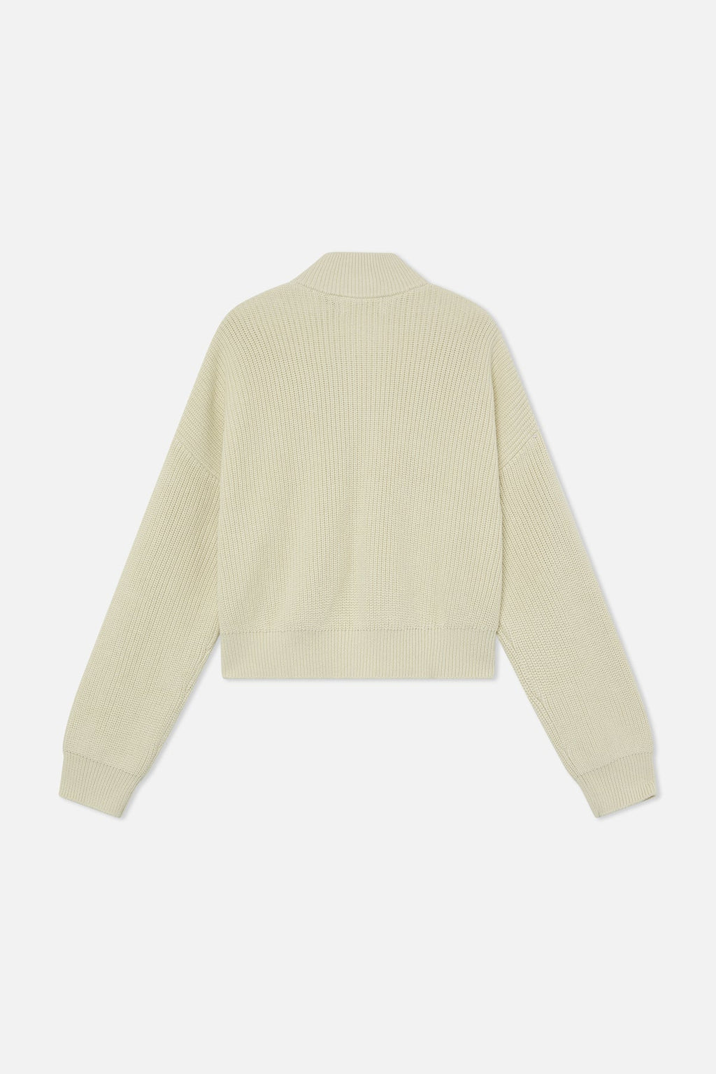 Delore Ecru Knit Zipper