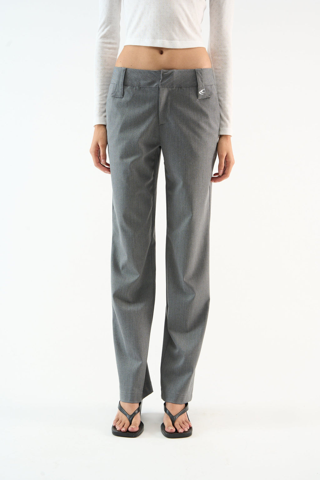 Tailoring Grey Striped Pants