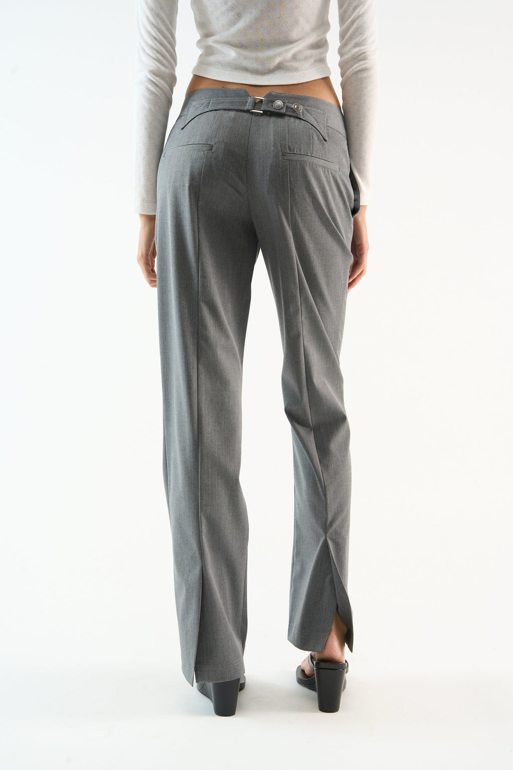 Tailoring Grey Striped Pants