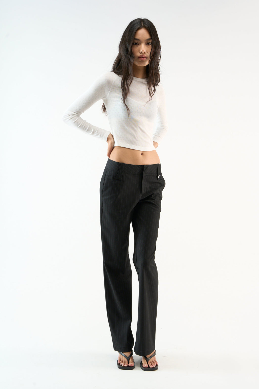 Tailoring Dark Striped Pants