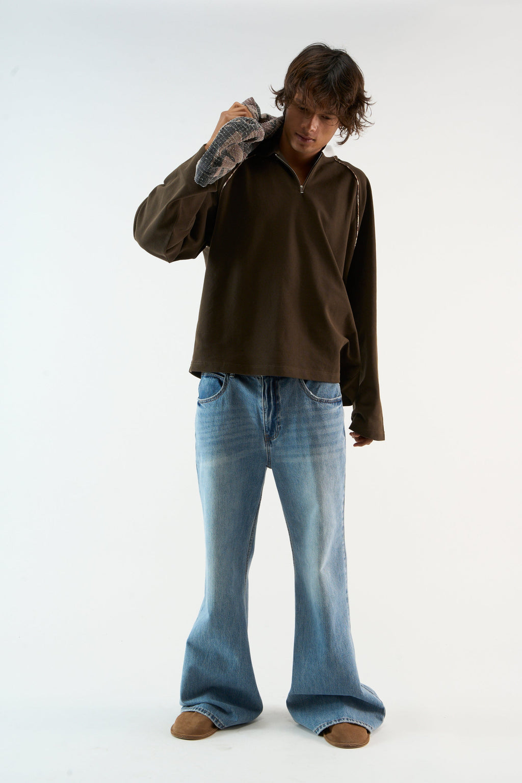 Animal Line Brown Polo