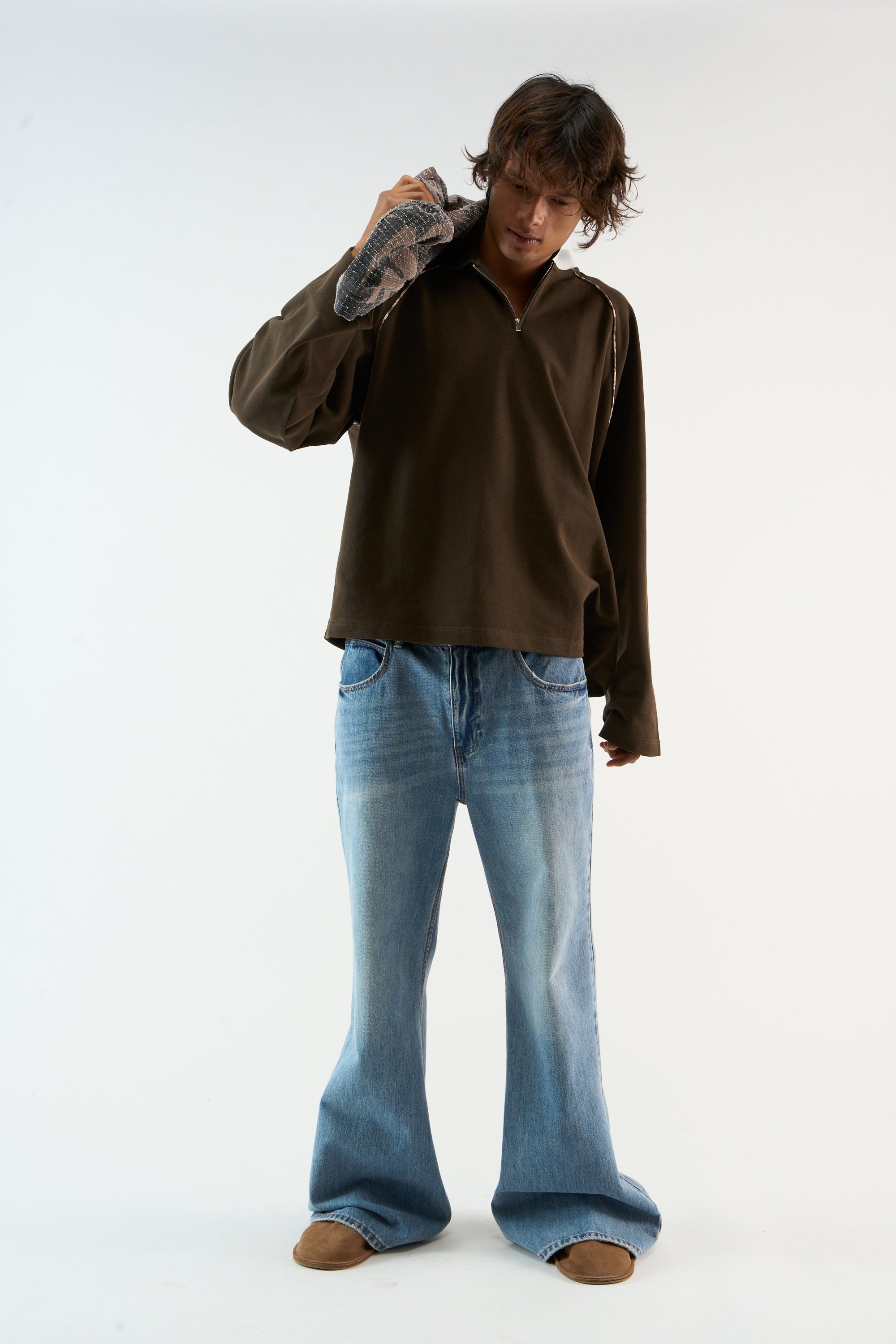 Animal Line Brown Polo