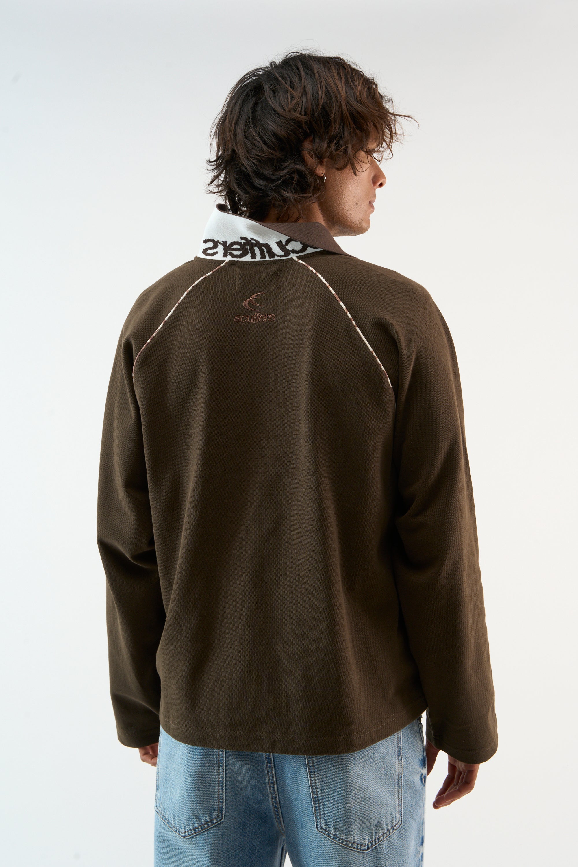 Animal Line Brown Polo