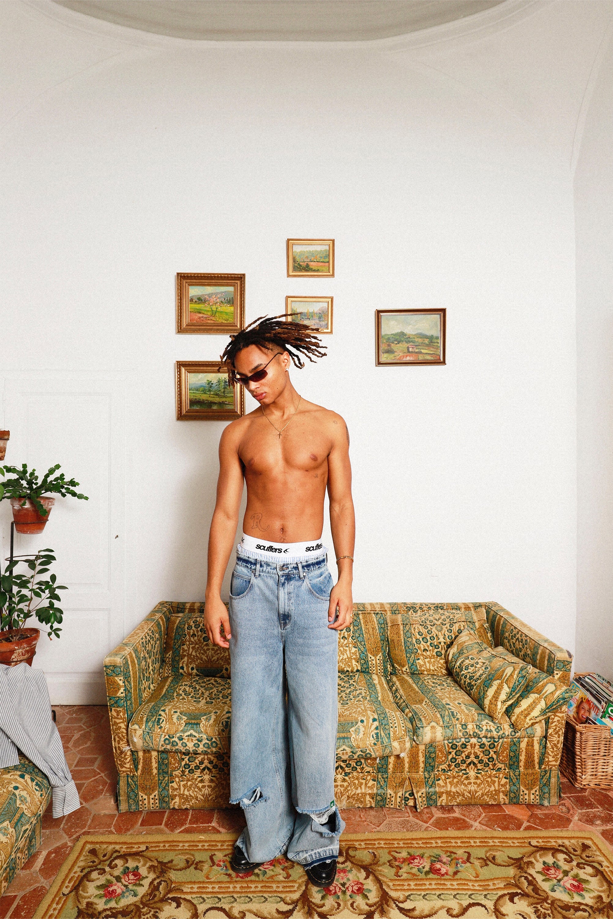 Naked Light Blue Pants